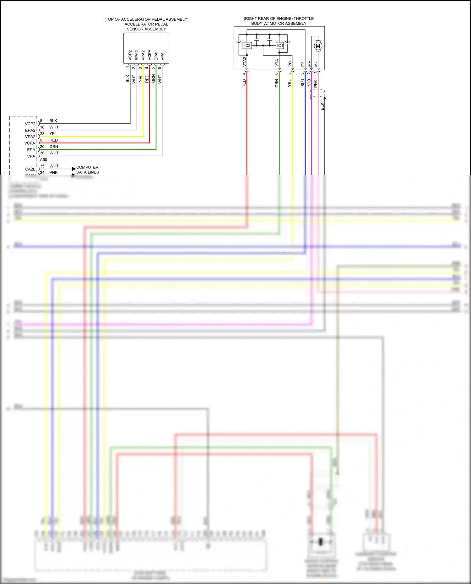 Lexus NX Z10 facelift (2017-2021) computer data lines system wiring diagram  (136 of 142)
