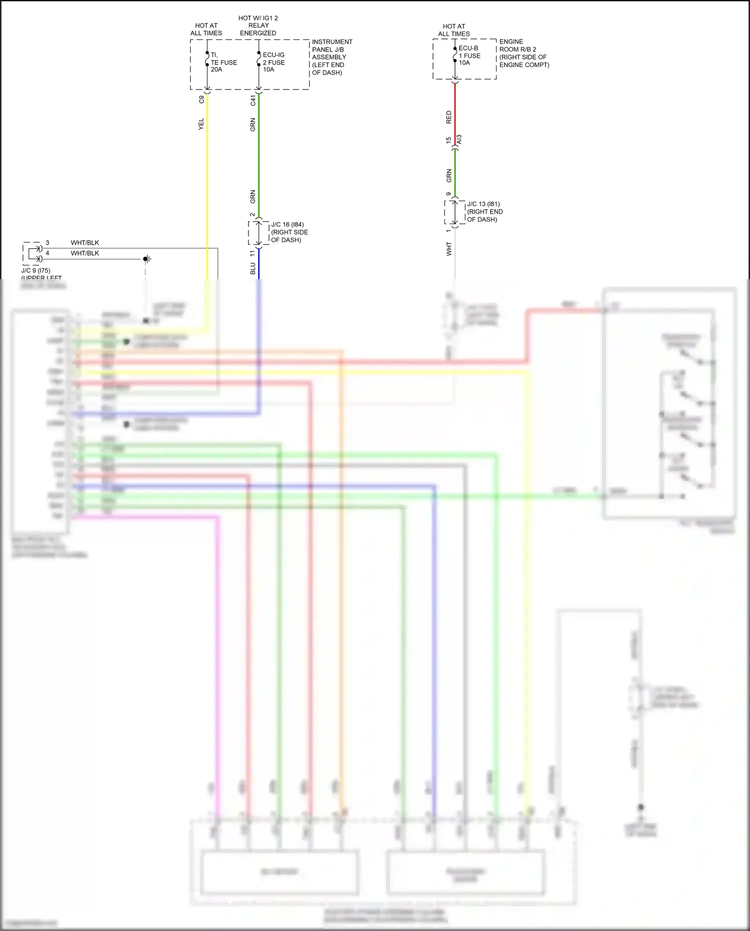 Lexus NX Z10 facelift (2017-2021) computer data lines system wiring diagram  (26 of 142)