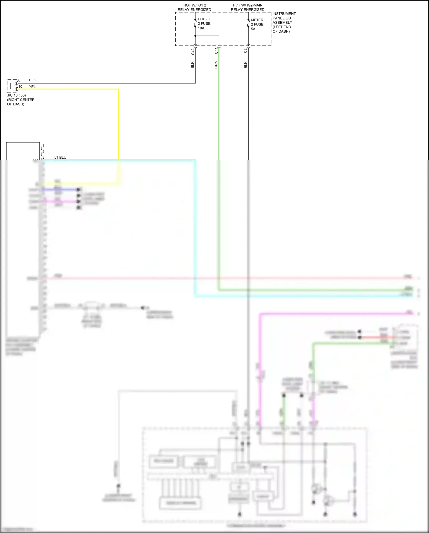 Lexus NX Z10 facelift (2017-2021) computer data lines system wiring diagram  (44 of 142)