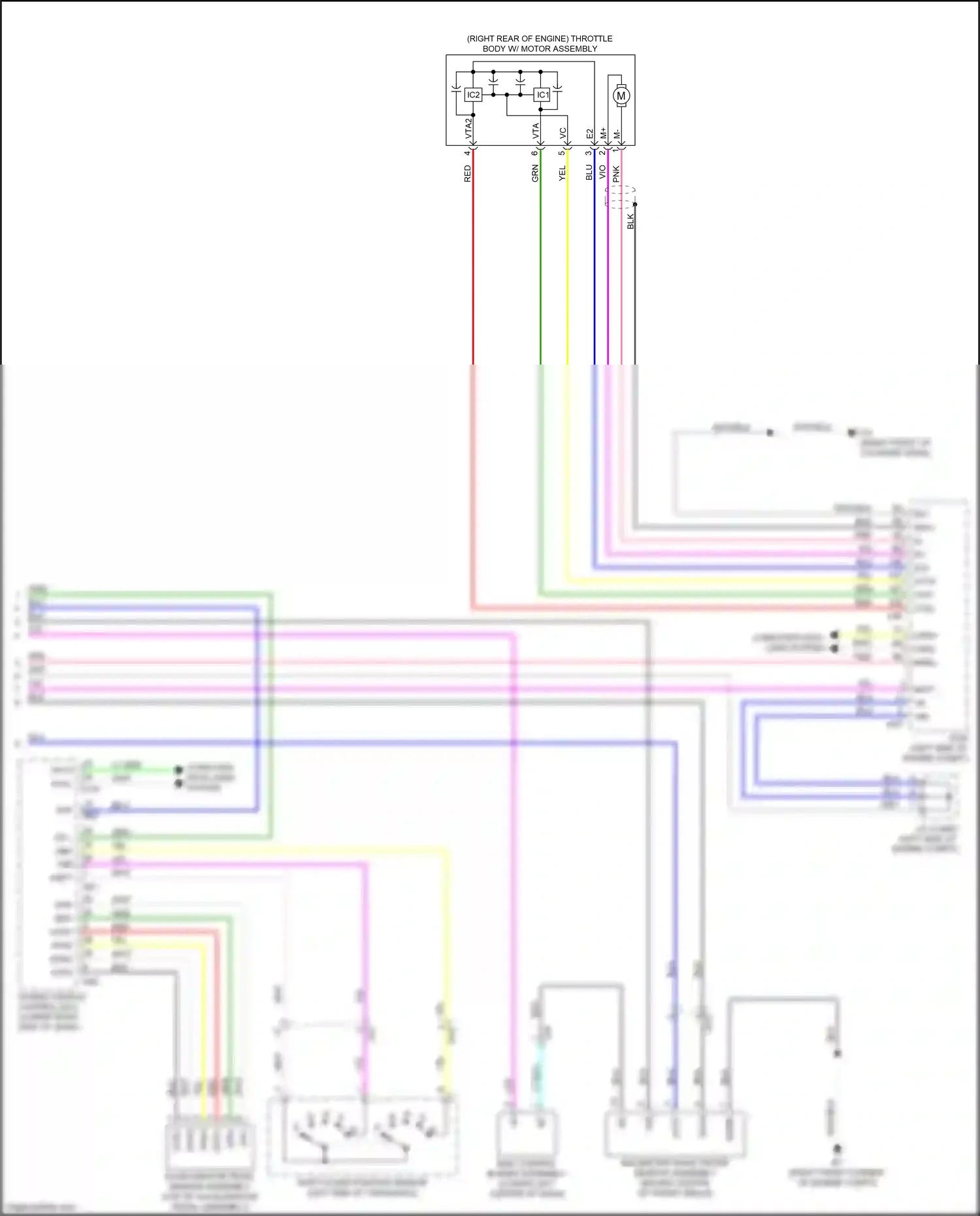 Lexus NX Z10 facelift (2017-2021) computer data lines system wiring diagram  (98 of 142)
