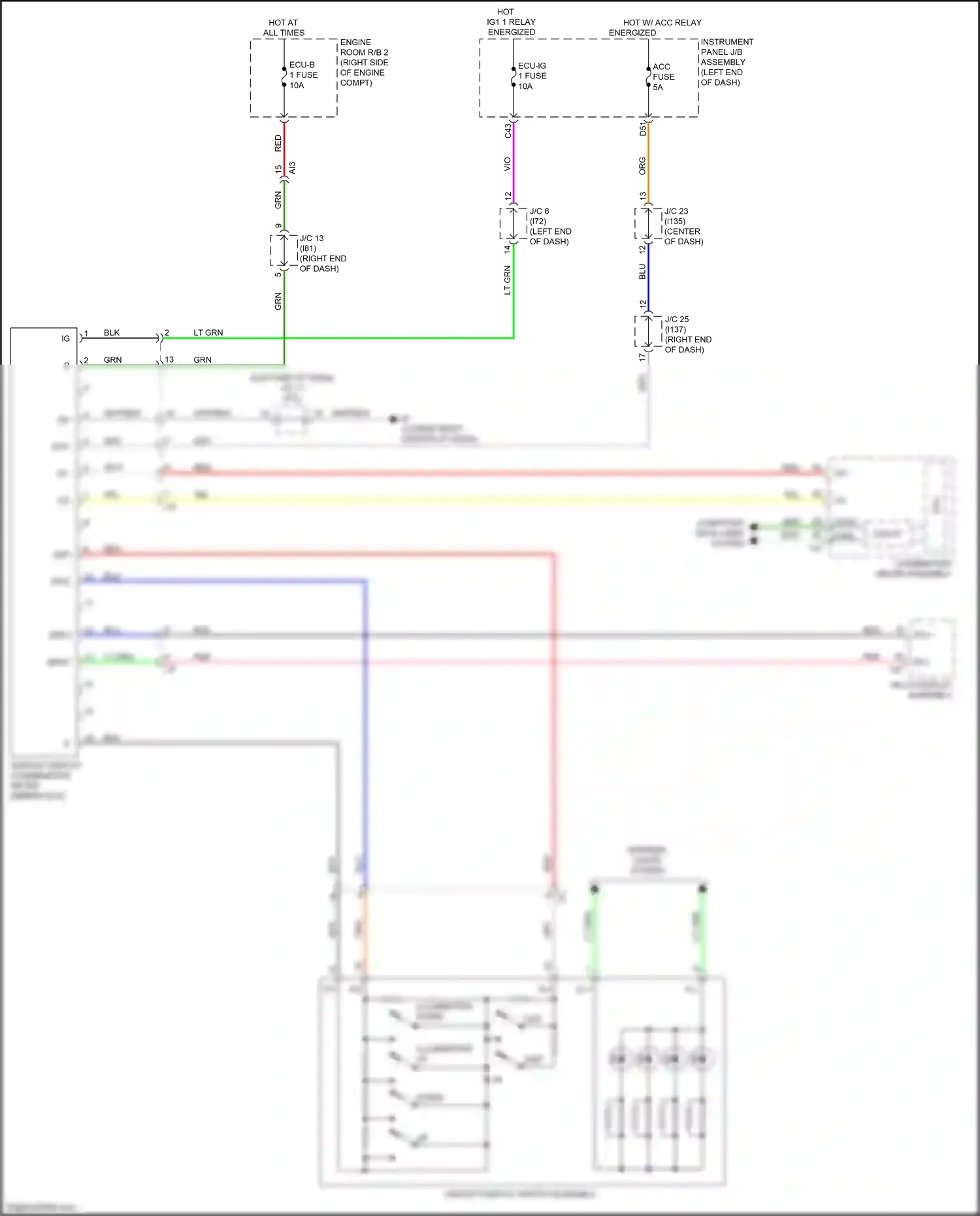 Lexus NX Z10 facelift (2017-2021) computer data lines system wiring diagram  (68 of 142)