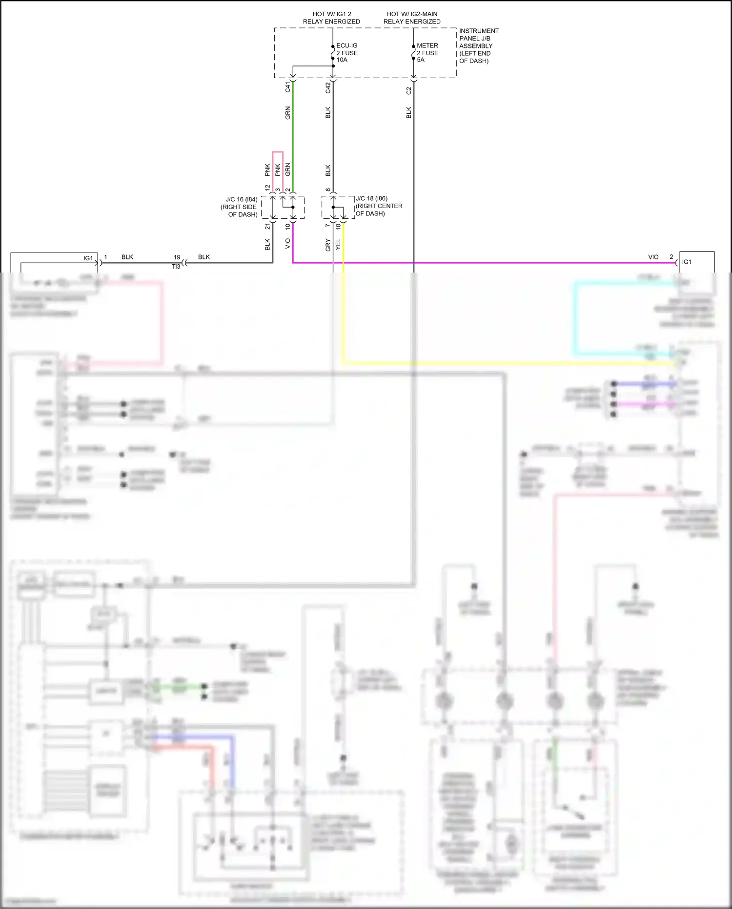 Lexus NX Z10 facelift (2017-2021) computer data lines system wiring diagram  (23 of 142)