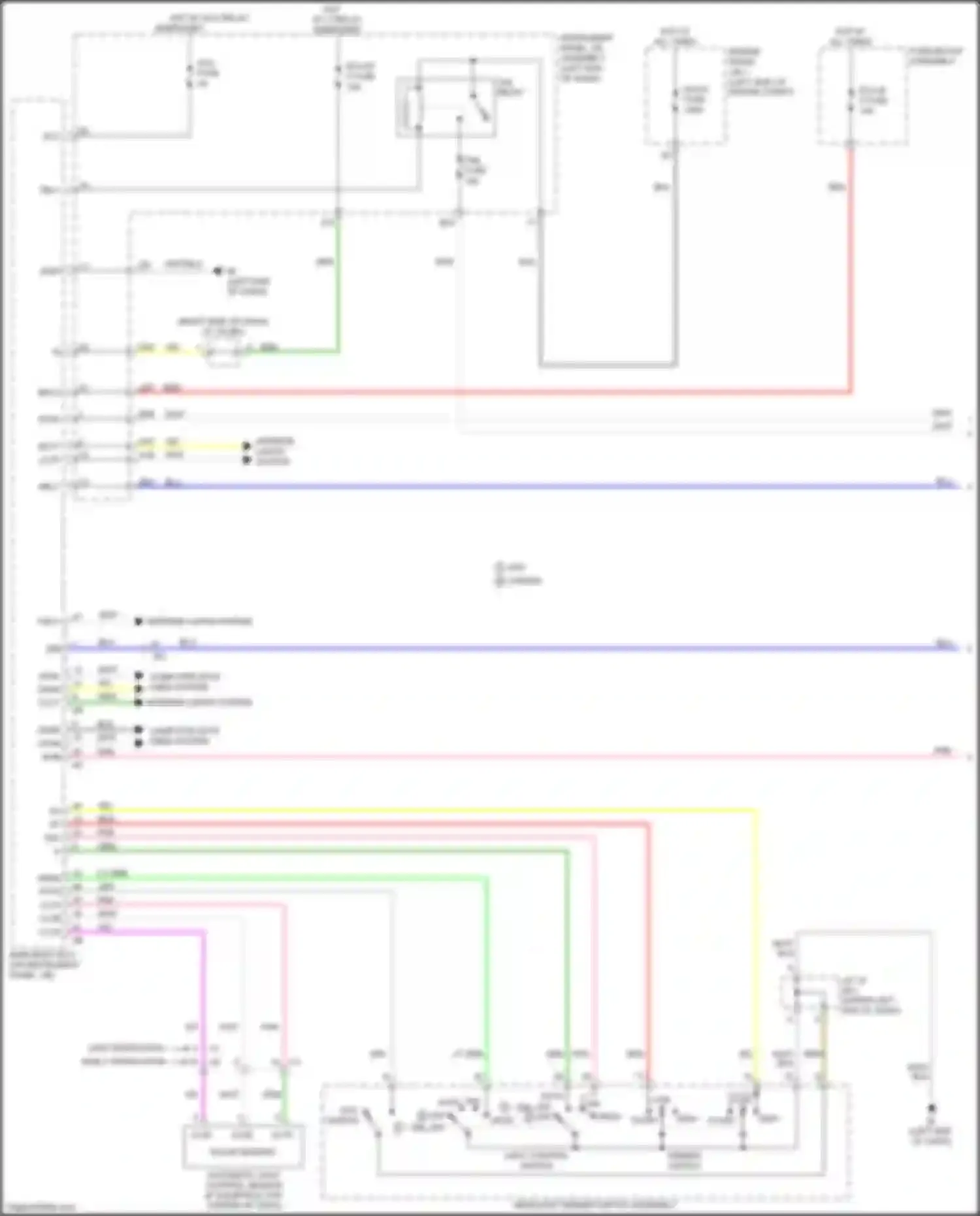 Wiring diagram dimmer switch for Lexus NX Z10 facelift (2017-2021) (1 of 3)