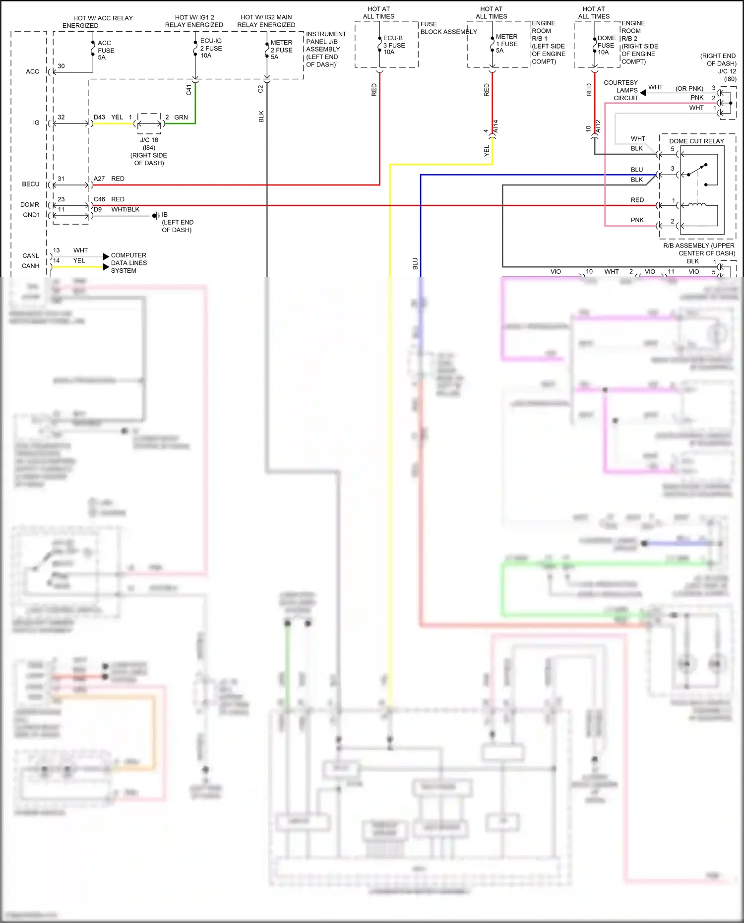 Lexus NX Z10 facelift (2017-2021) display driver wiring diagram  (18 of 31)