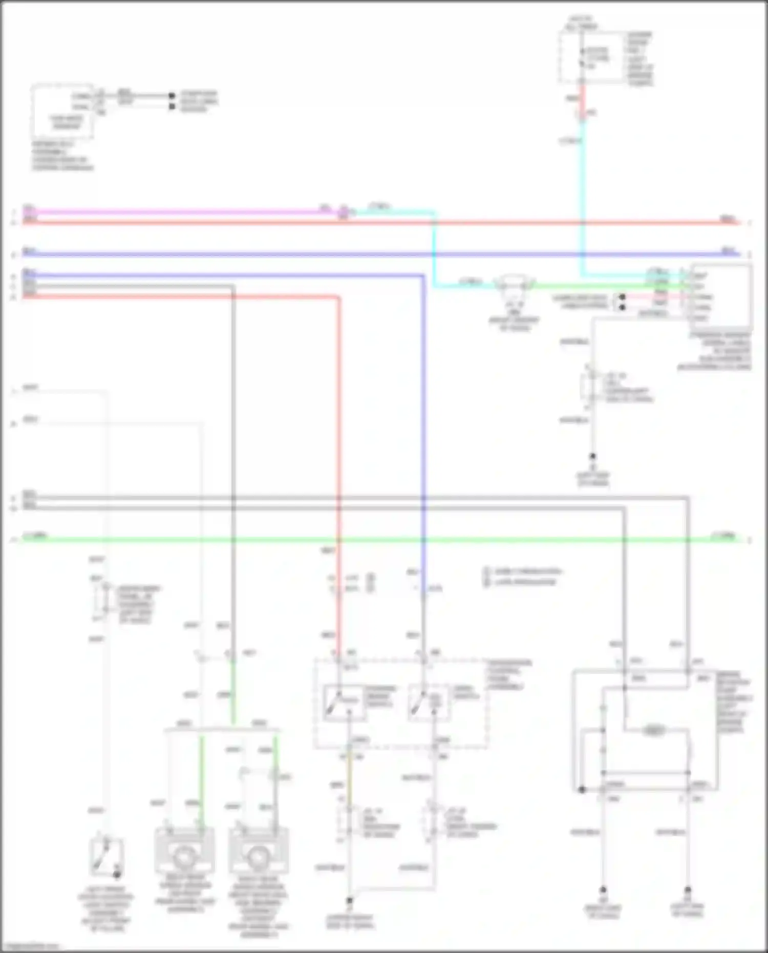 Wiring diagram drive switch for Lexus NX Z10 facelift (2017-2021) (2 of 4)
