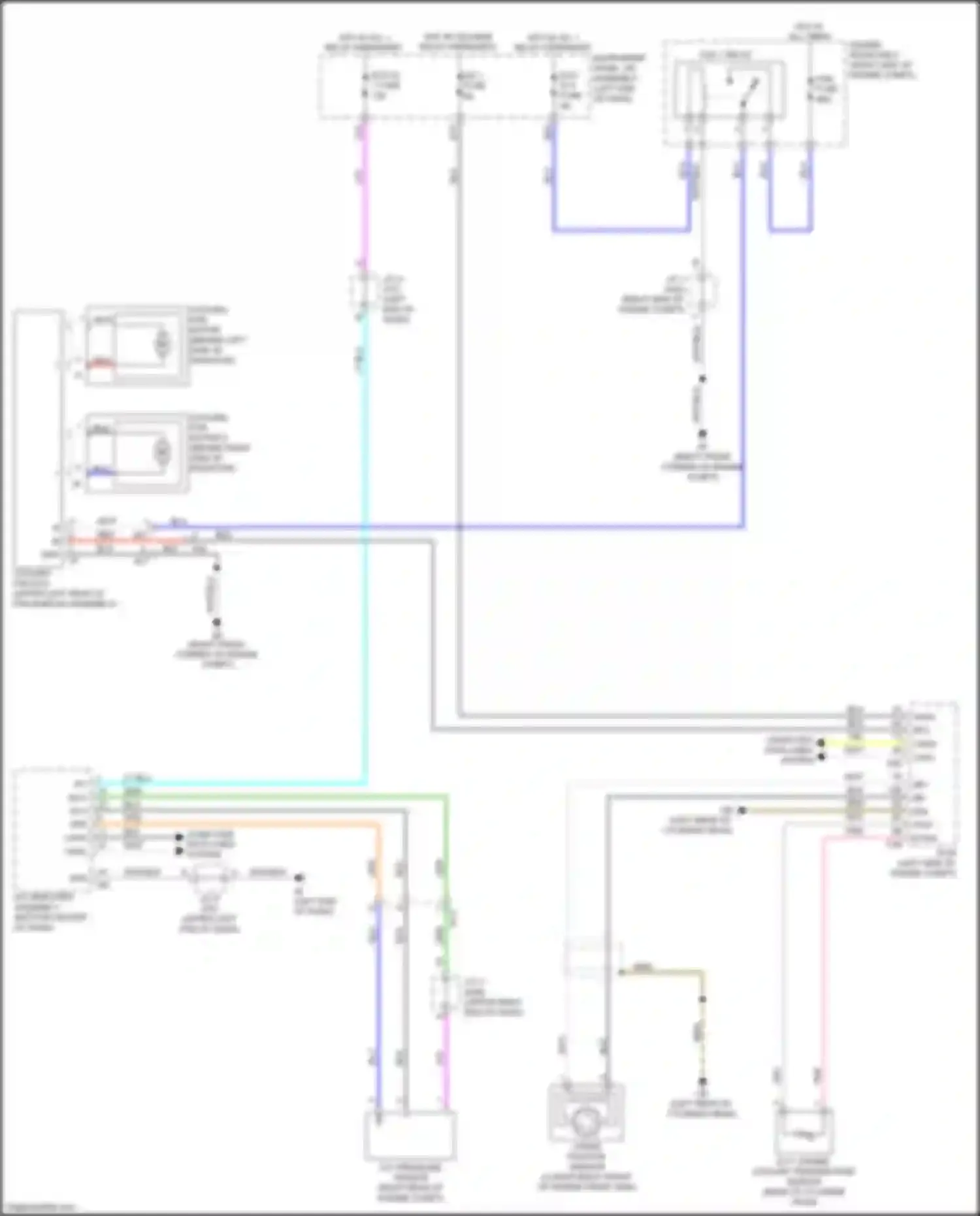 Wiring diagram ecu-ig 4 fuse for Lexus NX Z10 facelift (2017-2021) (2 of 5)