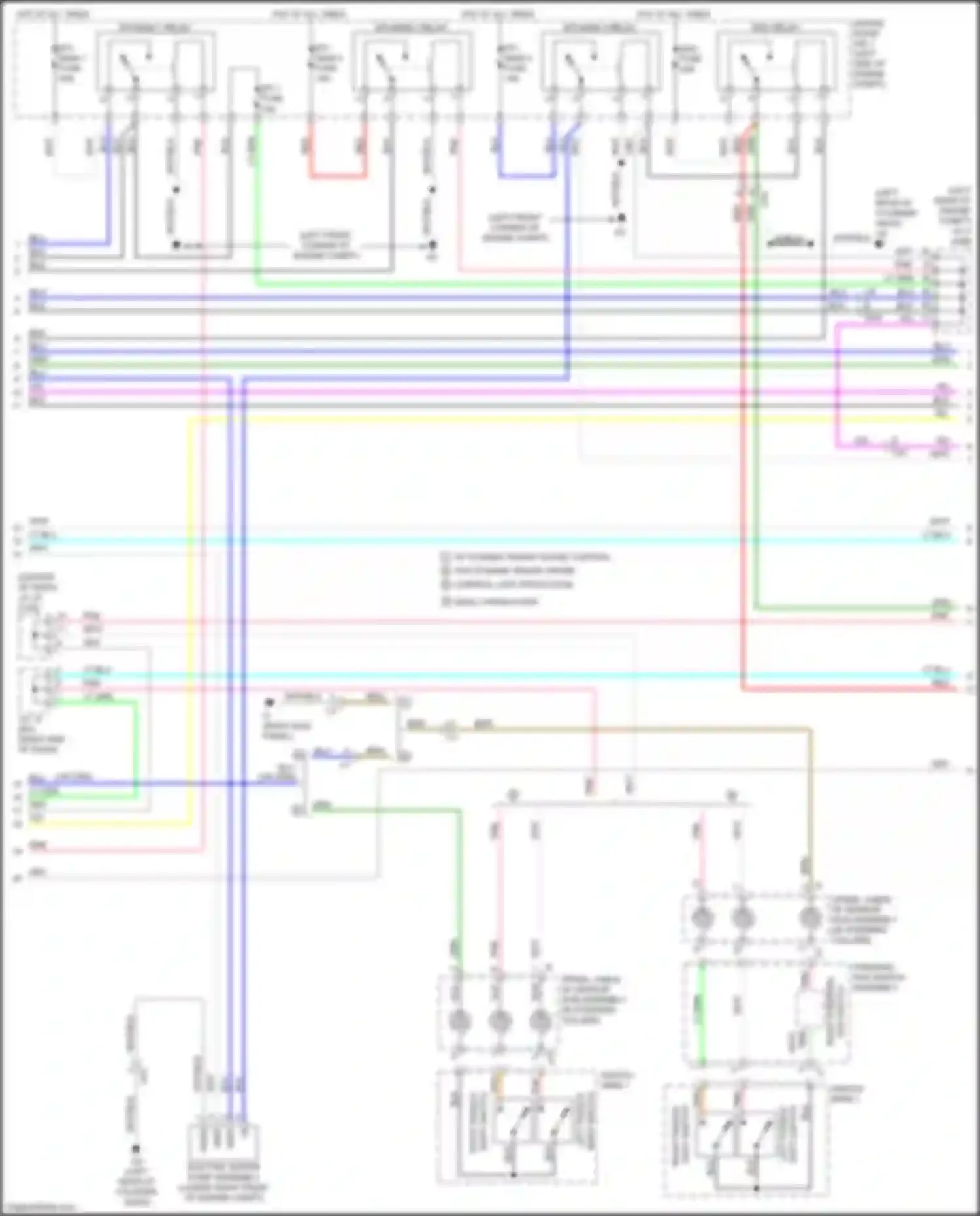 Wiring diagram efi 1 fuse for Lexus NX Z10 facelift (2017-2021) (2 of 3)