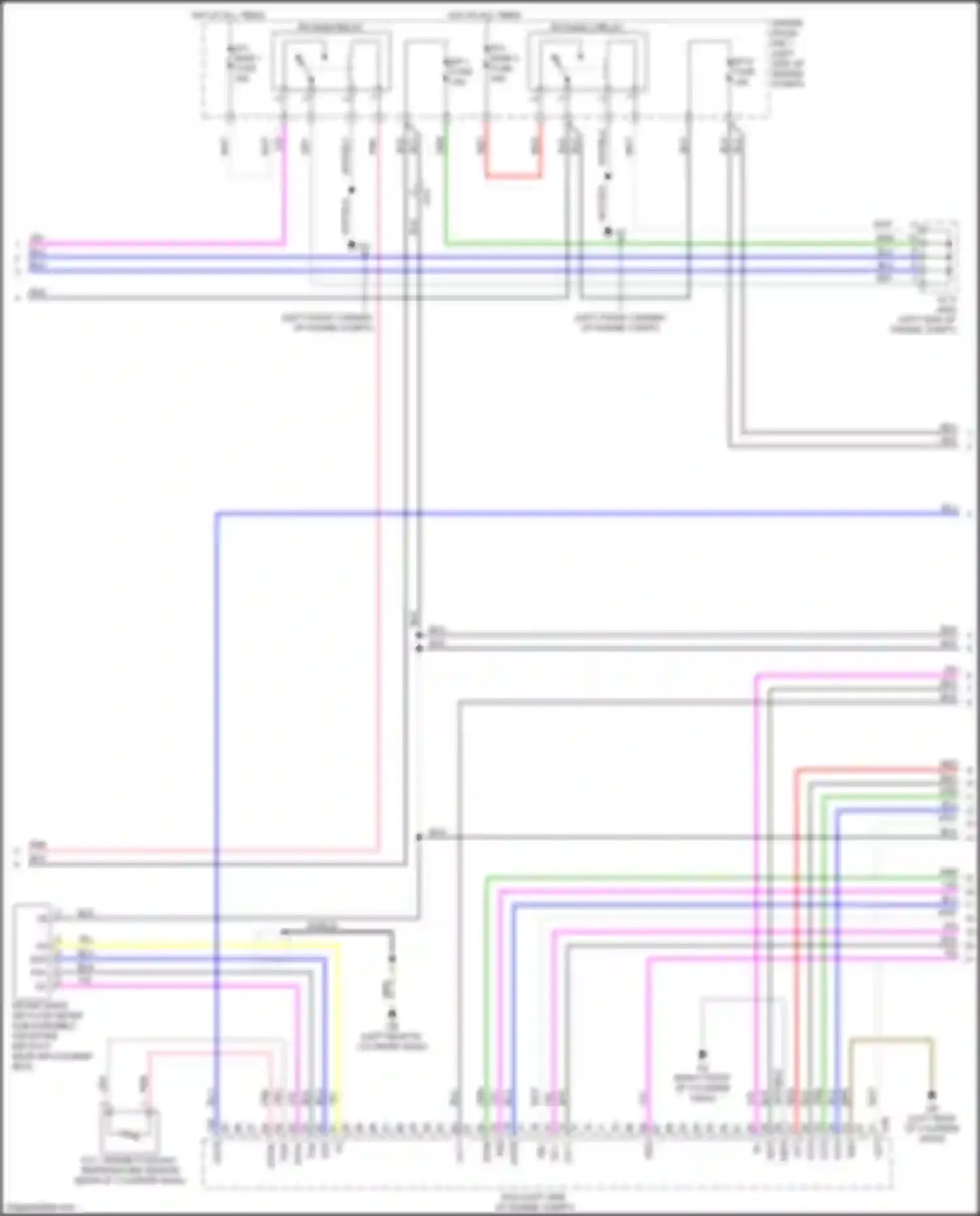 Wiring diagram efi main relay for Lexus NX Z10 facelift (2017-2021) (3 of 3)