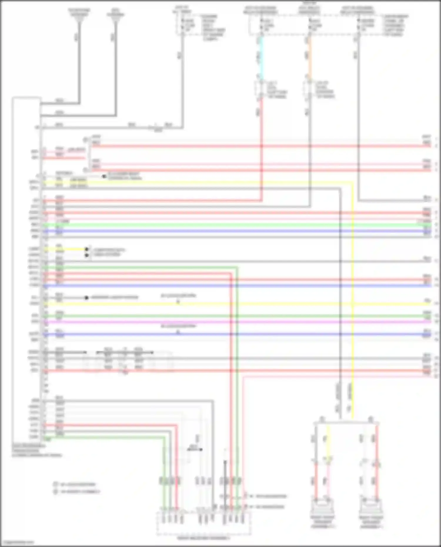 Wiring diagram engine room r/b 2 for Lexus NX Z10 facelift (2017-2021) (19 of 65)