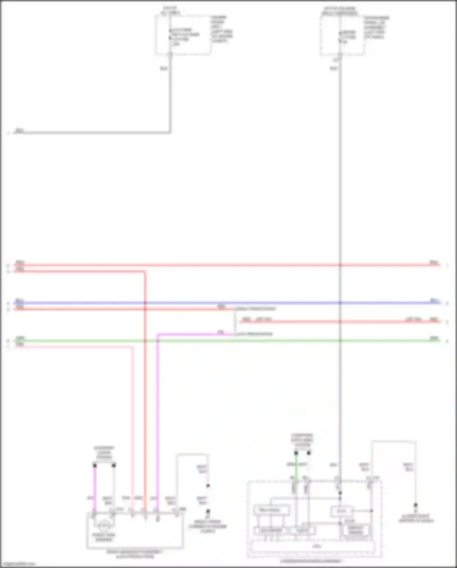 Wiring diagram front side marker for Lexus NX Z10 facelift (2017-2021) (5 of 6)