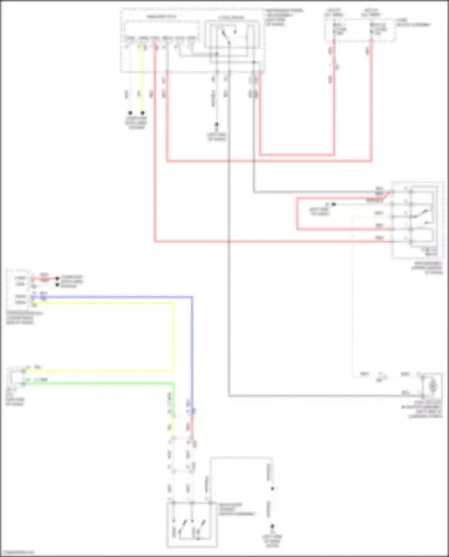 Wiring diagram fuse block assembly for Lexus NX Z10 facelift (2017-2021) (15 of 22)