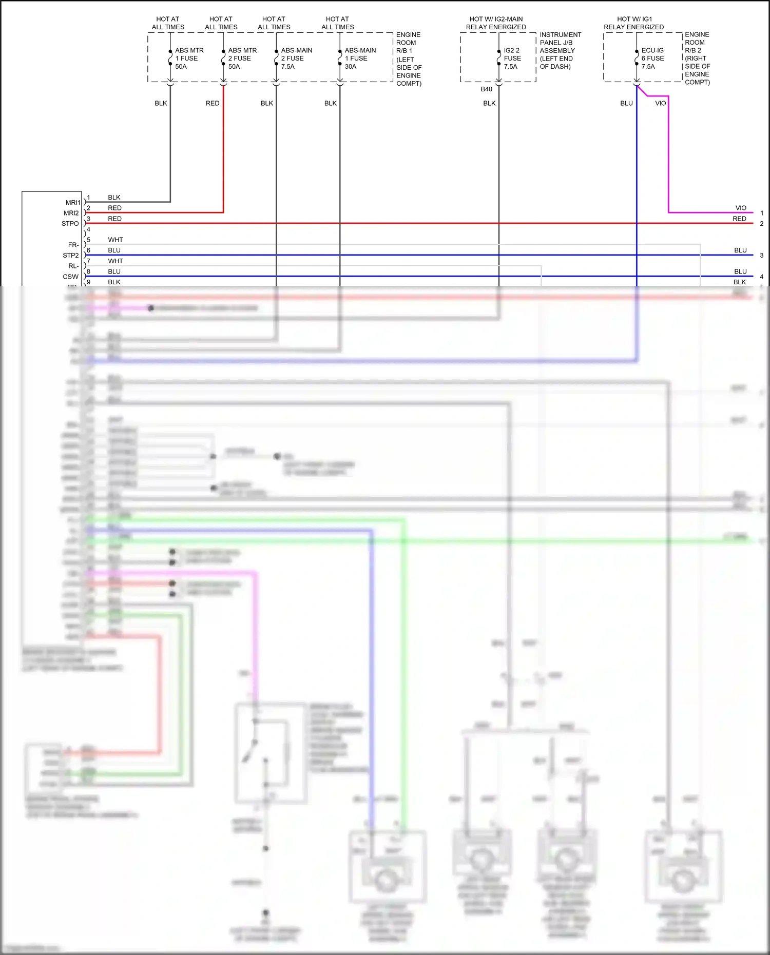 Lexus NX Z10 facelift (2017-2021) grn wiring diagram  (171 of 212)