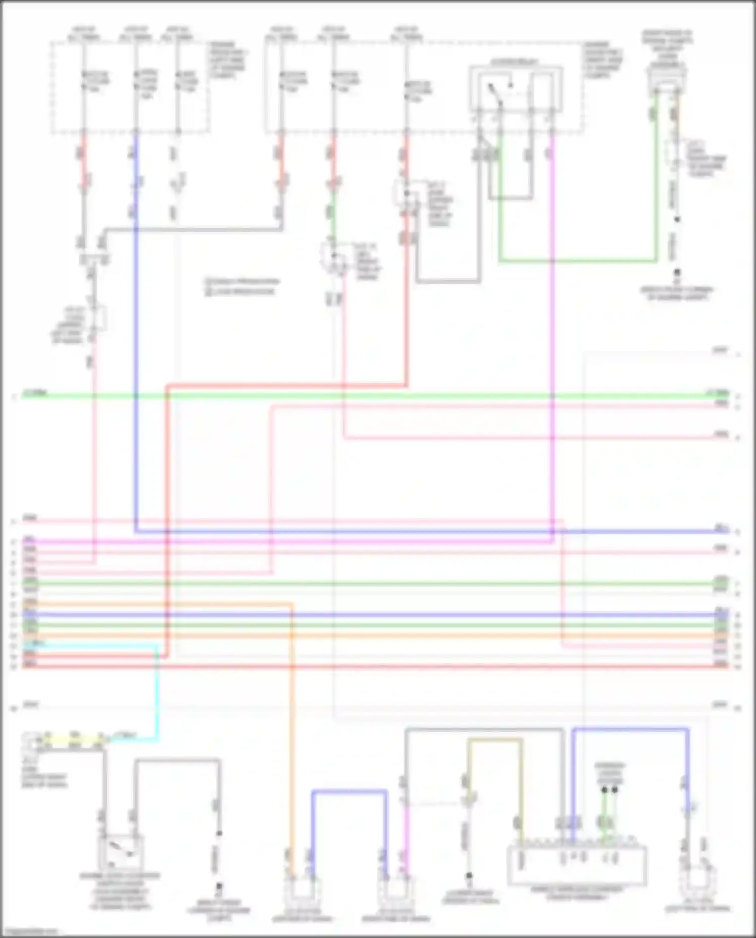 Wiring diagram hot at all times for Lexus NX Z10 facelift (2017-2021) (52 of 127)