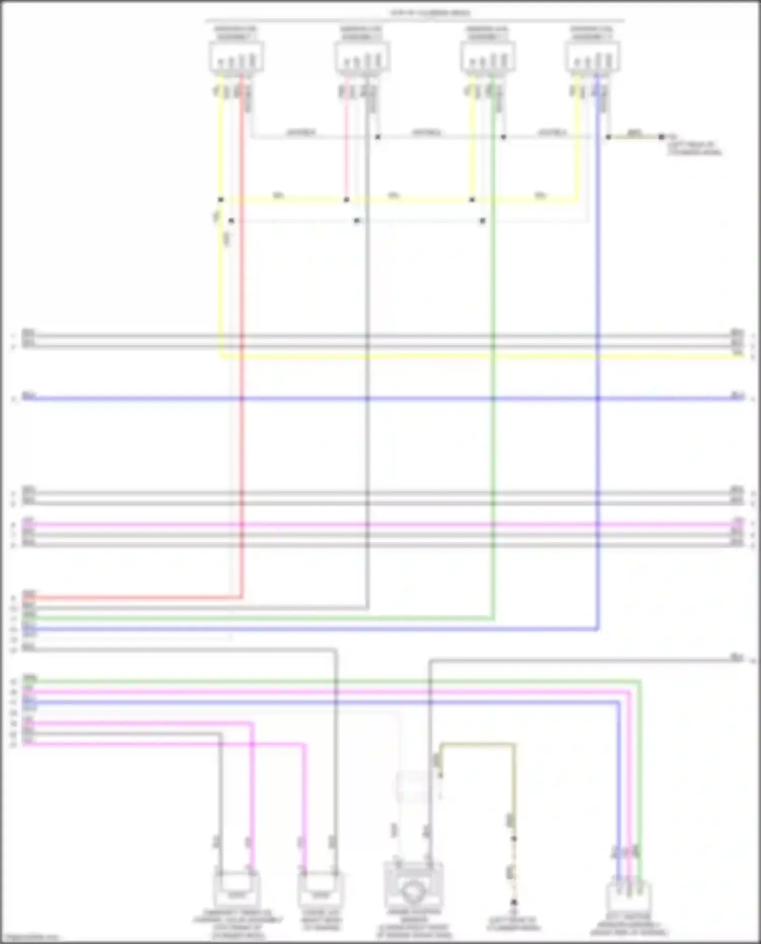 Wiring diagram ignition coil assembly 3 for Lexus NX Z10 facelift (2017-2021) (3 of 3)