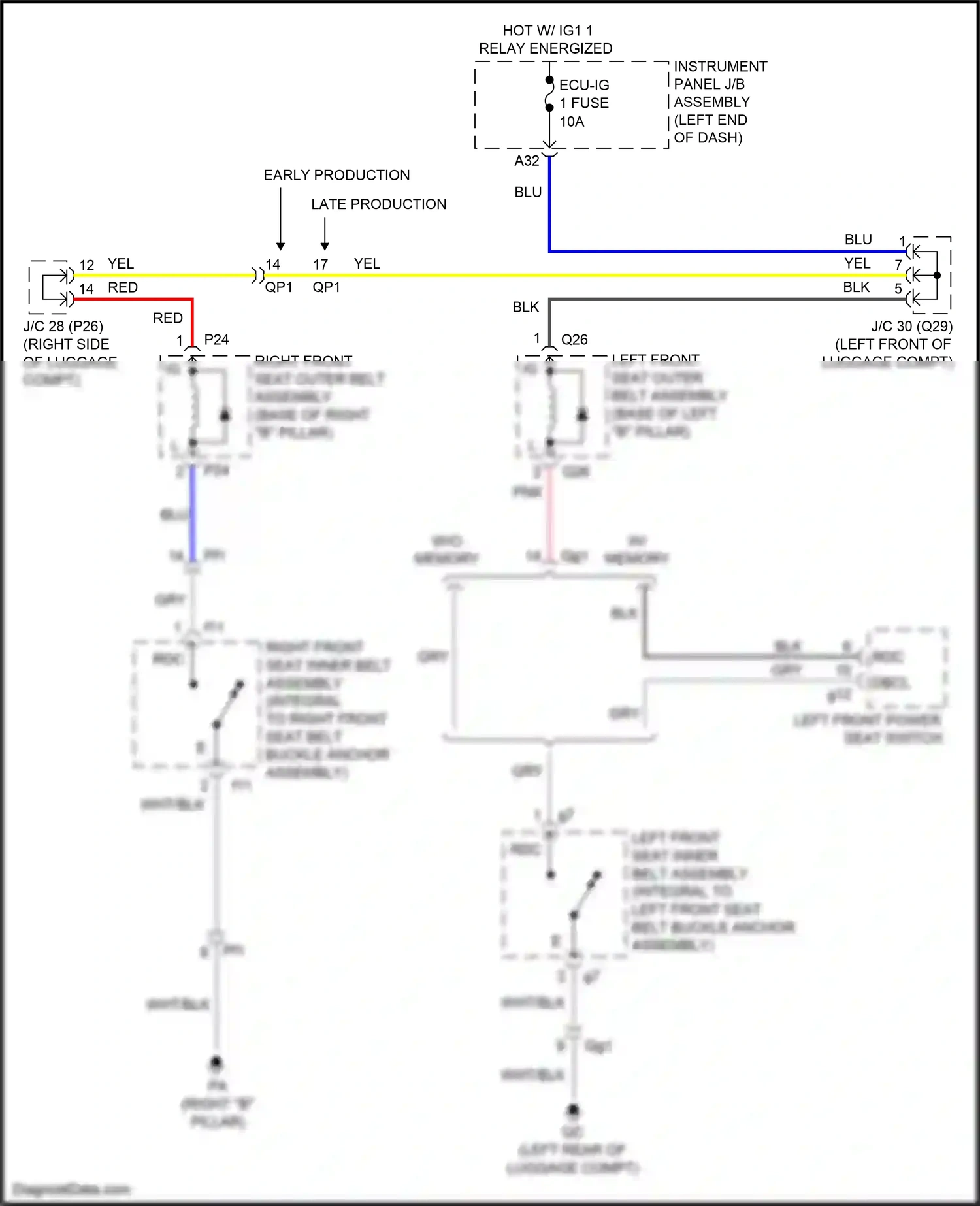 Lexus NX Z10 facelift (2017-2021) instrument panel j/b assembly wiring diagram  (93 of 139)