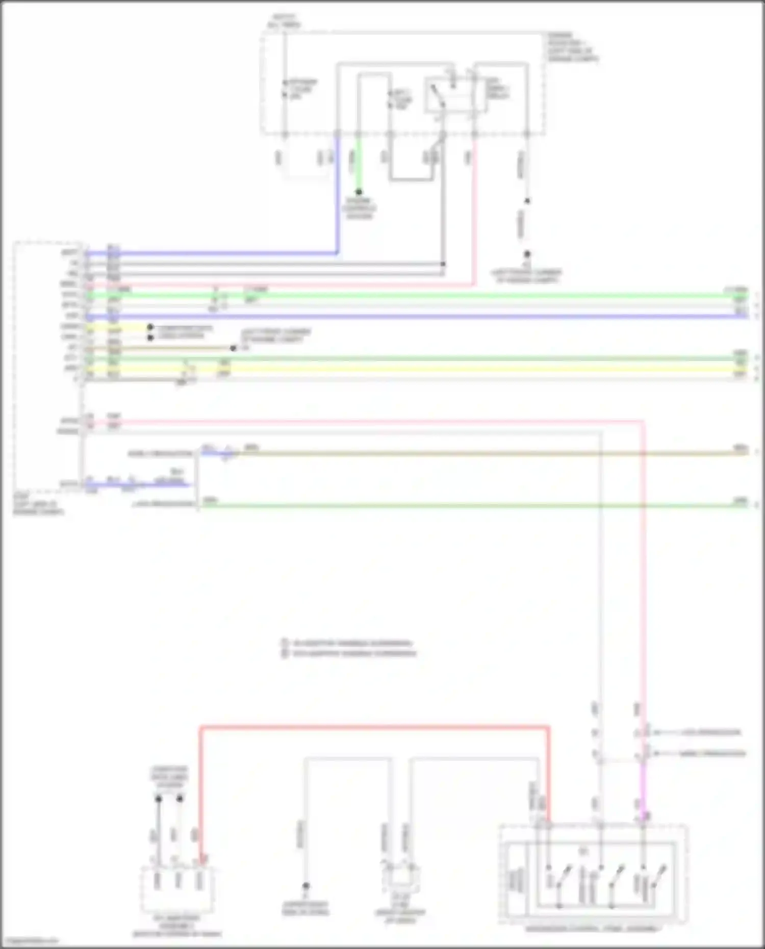 Wiring diagram late production for Lexus NX Z10 facelift (2017-2021) (12 of 21)