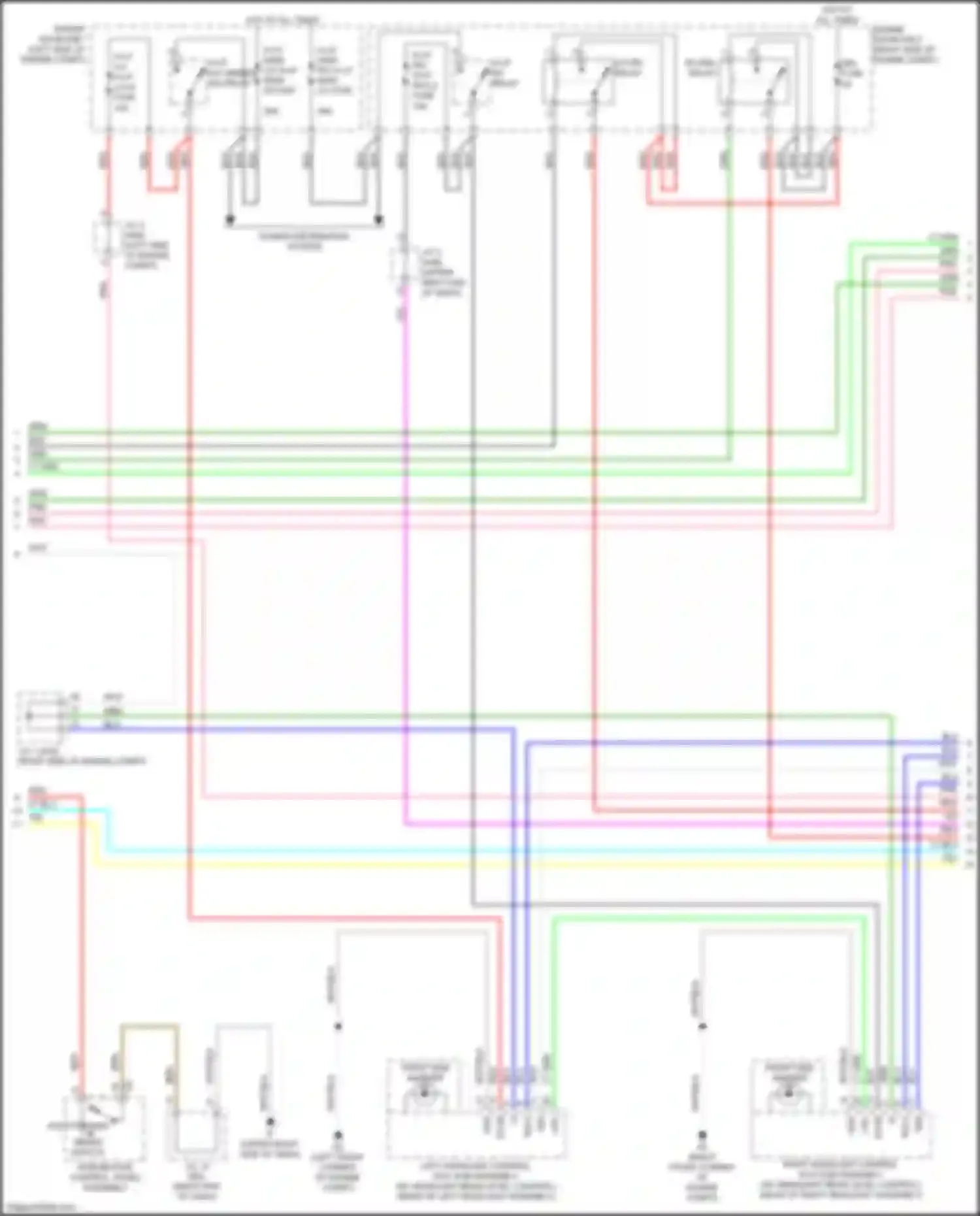 Wiring diagram lh drl relay for Lexus NX Z10 facelift (2017-2021) (1 of 1)