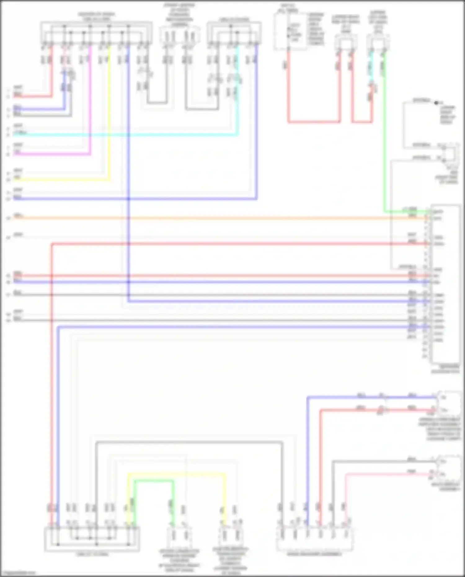 Wiring diagram lt blu for Lexus NX Z10 facelift (2017-2021) (93 of 104)