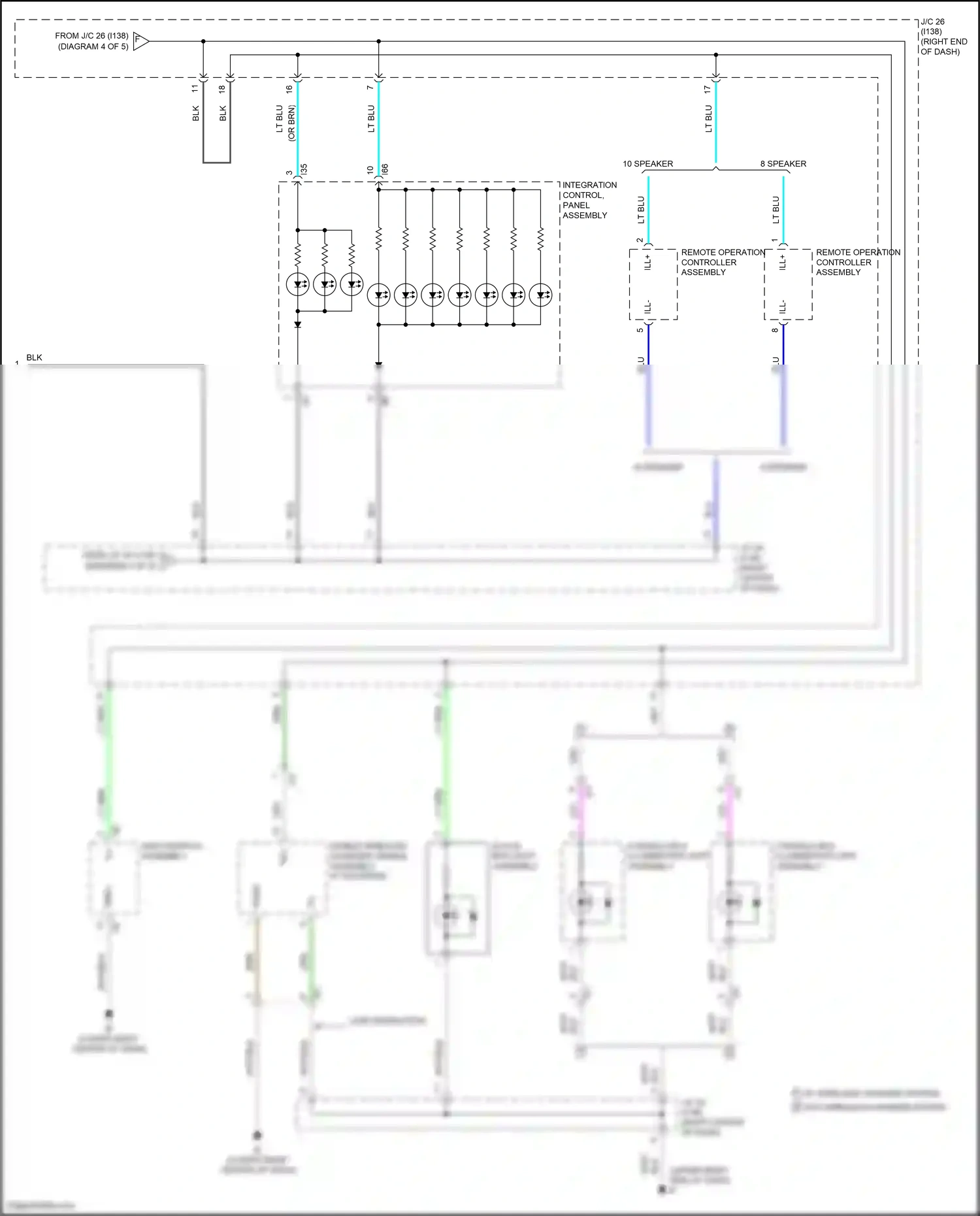 Lexus NX Z10 facelift (2017-2021) lt grn wiring diagram  (100 of 157)