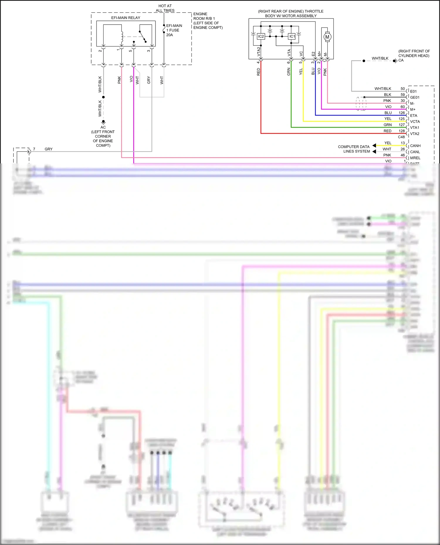 Lexus NX Z10 facelift (2017-2021) lt grn wiring diagram  (54 of 157)