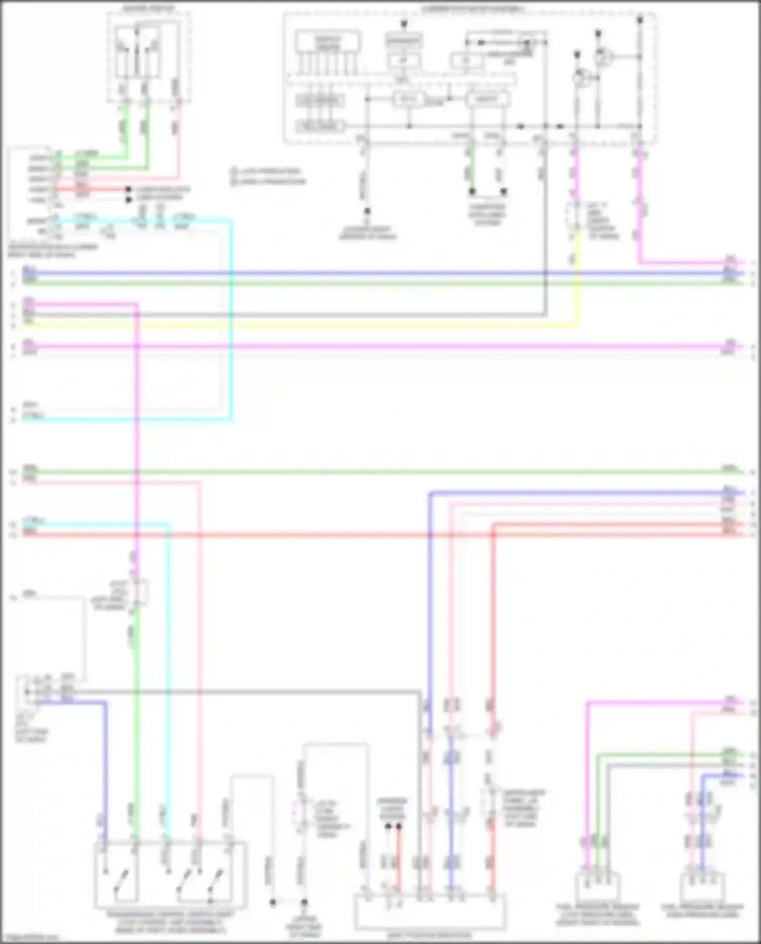 Wiring diagram lt grn for Lexus NX Z10 facelift (2017-2021) (129 of 157)