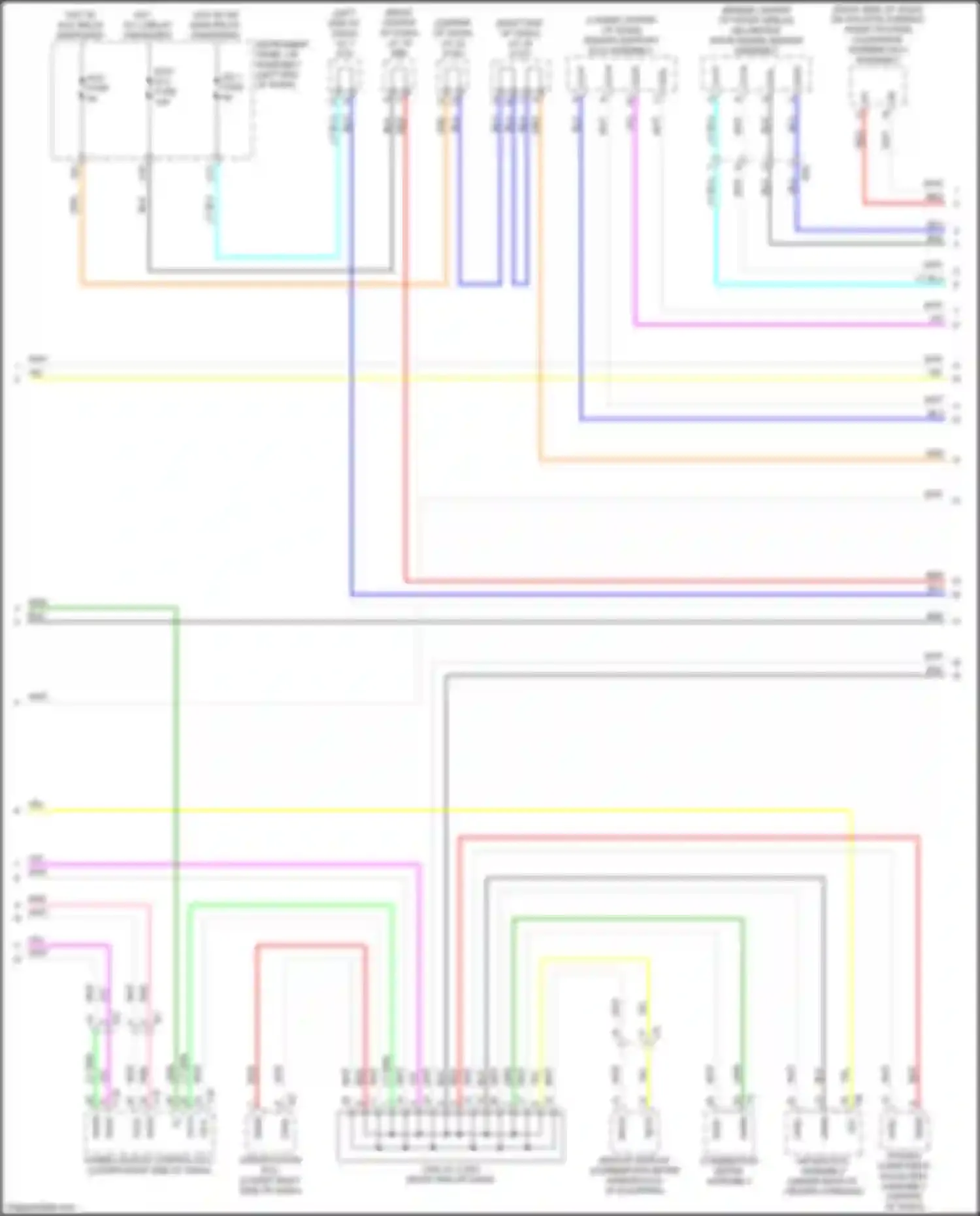 Wiring diagram main relay energized for Lexus NX Z10 facelift (2017-2021) (3 of 7)