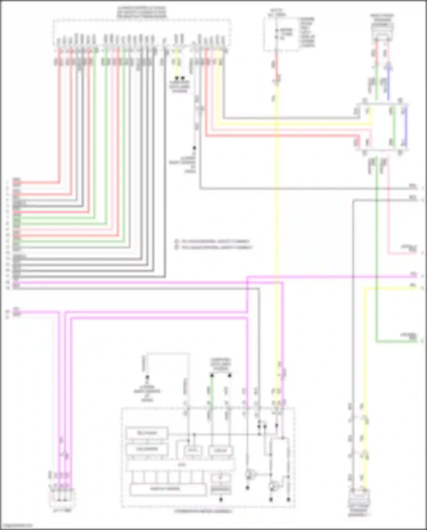 Wiring diagram mco- for Lexus NX Z10 facelift (2017-2021) (5 of 19)