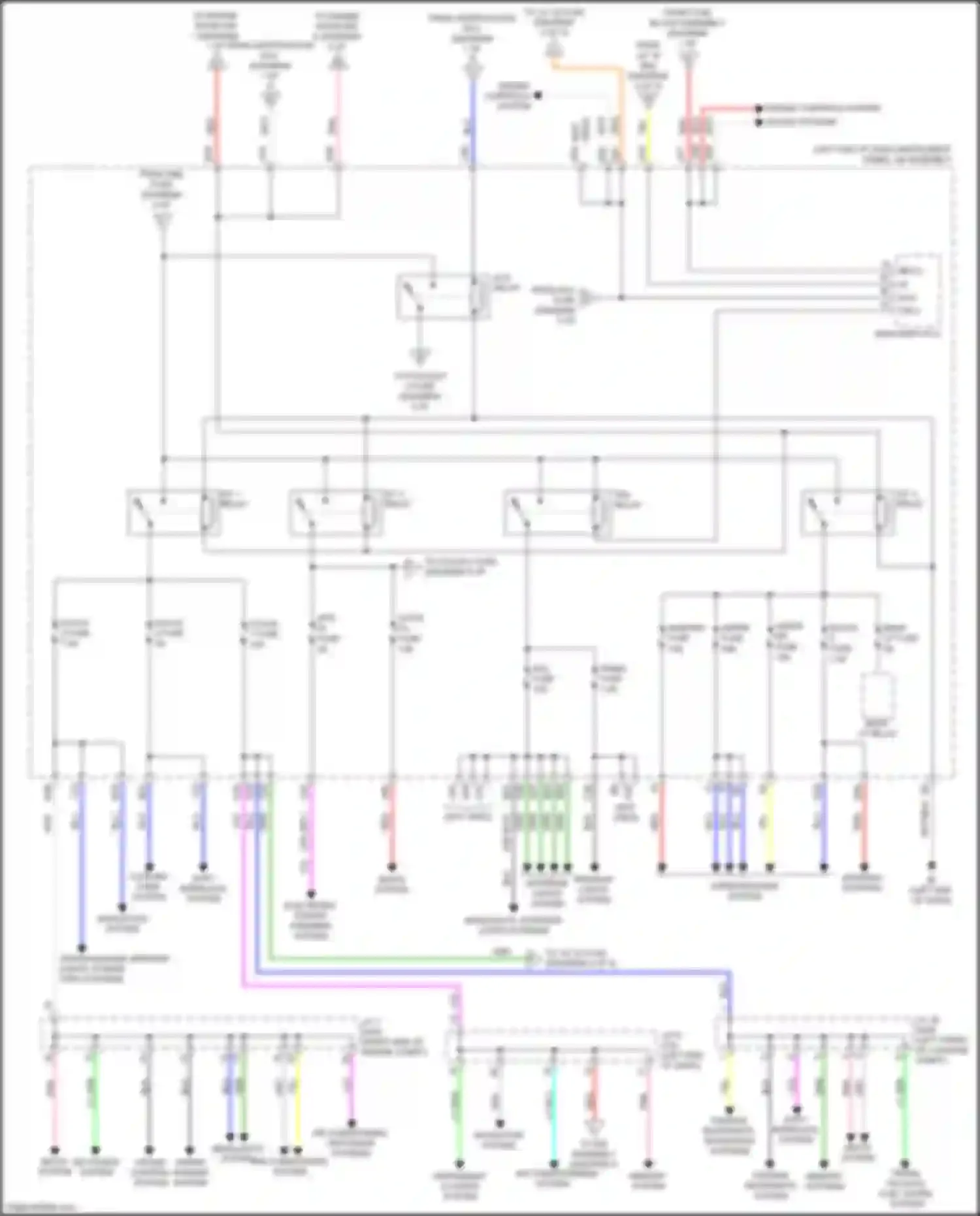 Wiring diagram memory systems for Lexus NX Z10 facelift (2017-2021) (5 of 5)