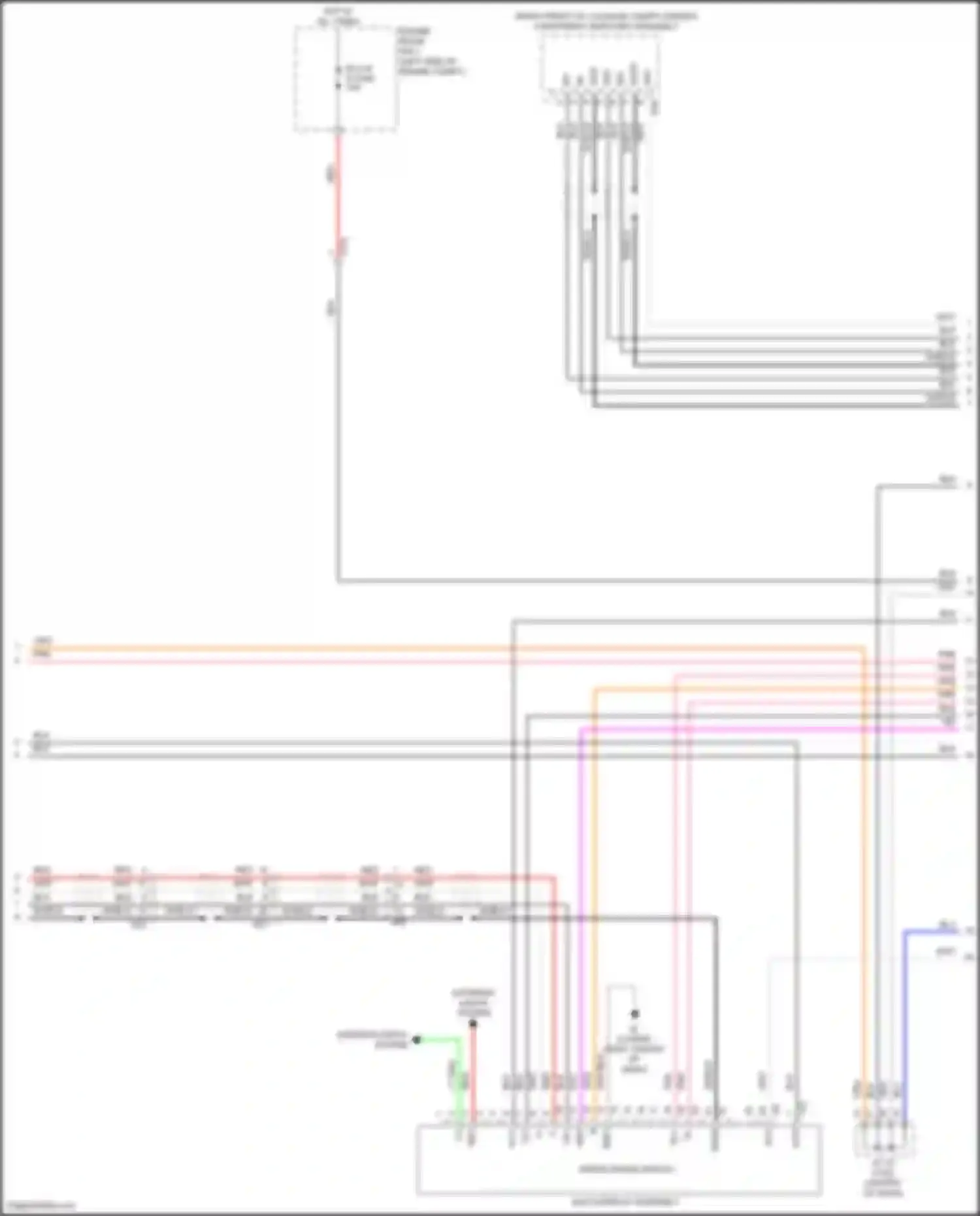 Wiring diagram mo- for Lexus NX Z10 facelift (2017-2021) (2 of 14)