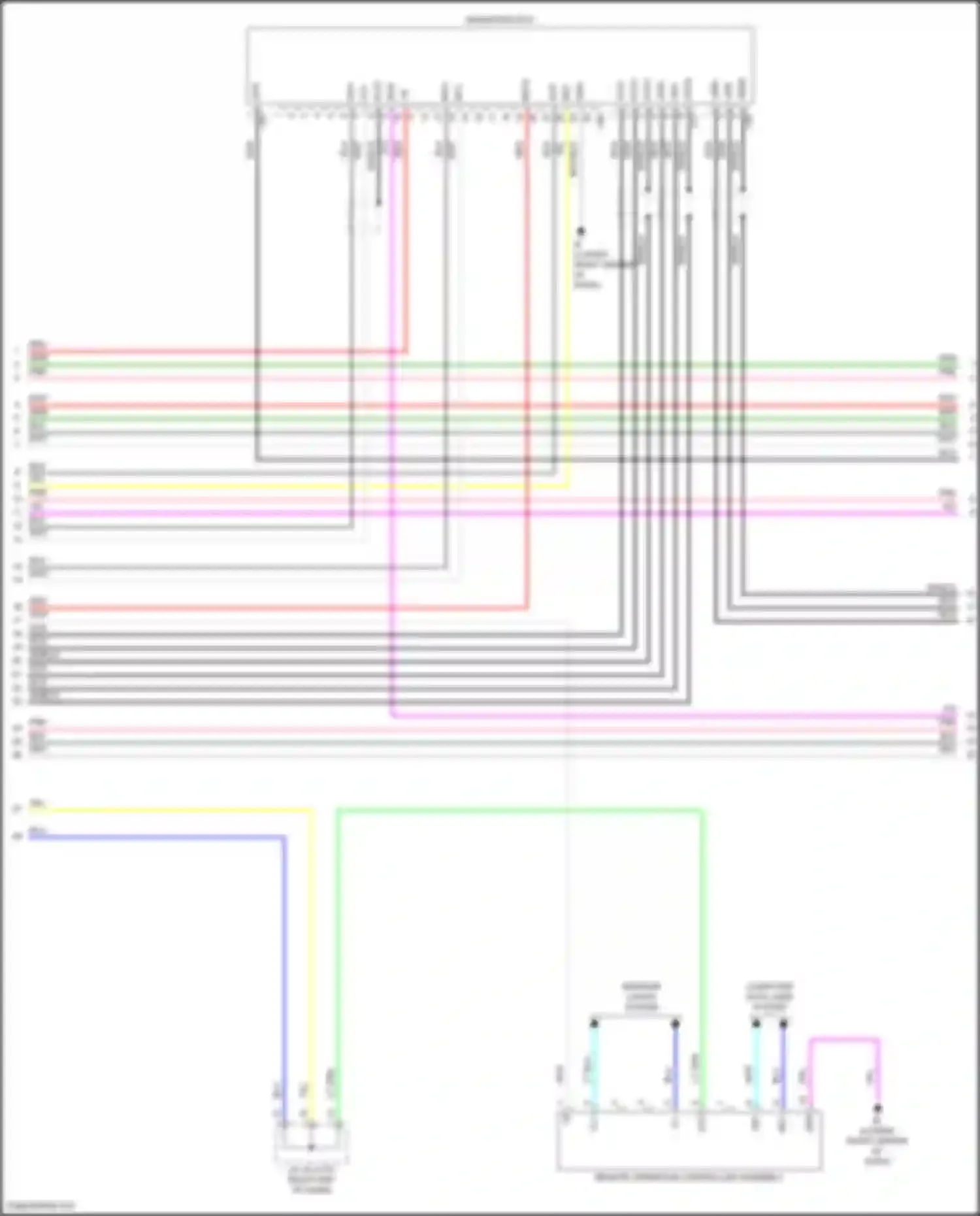 Wiring diagram mo- for Lexus NX Z10 facelift (2017-2021) (4 of 14)