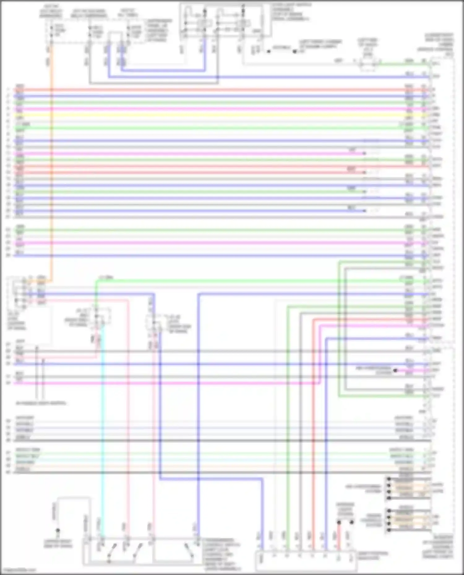 Wiring diagram org/wht for Lexus NX Z10 facelift (2017-2021) (3 of 7)