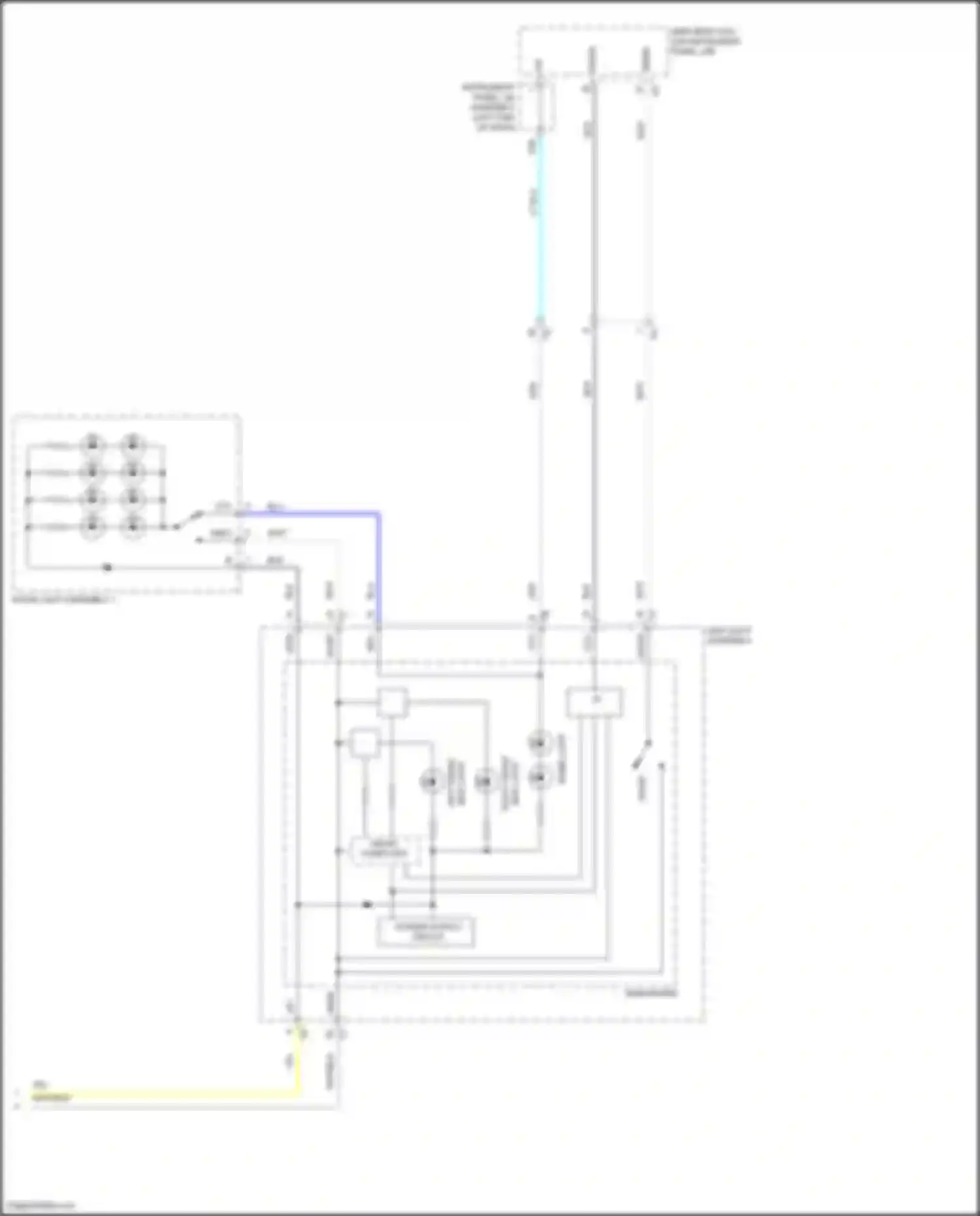 Wiring diagram power supply circuit for Lexus NX Z10 facelift (2017-2021) (1 of 1)