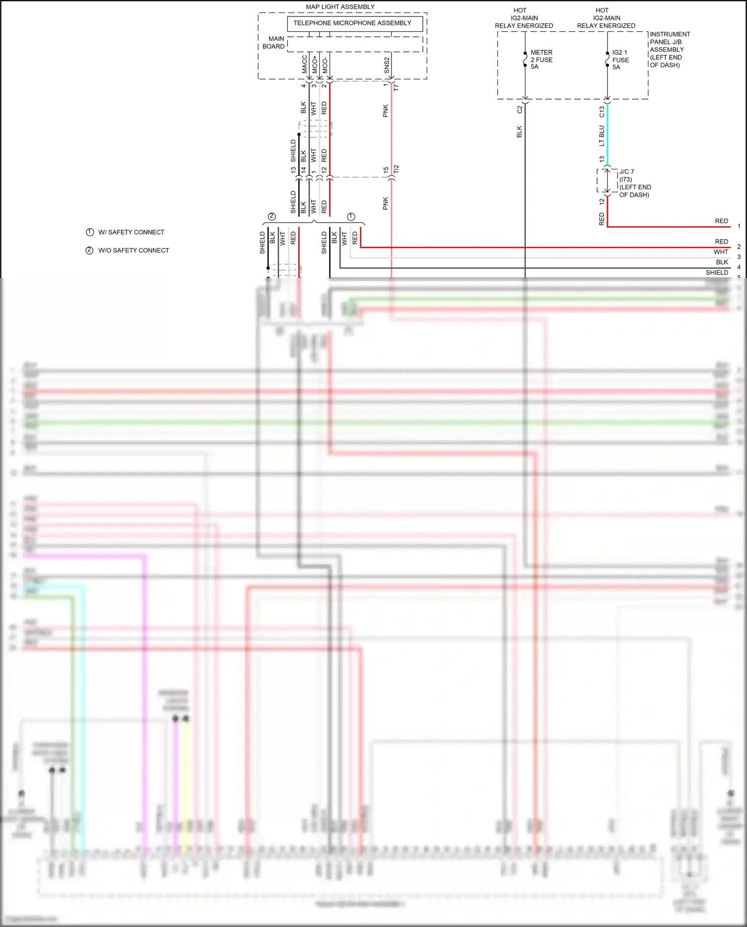 Lexus NX Z10 facelift (2017-2021) red wiring diagram  (60 of 214)
