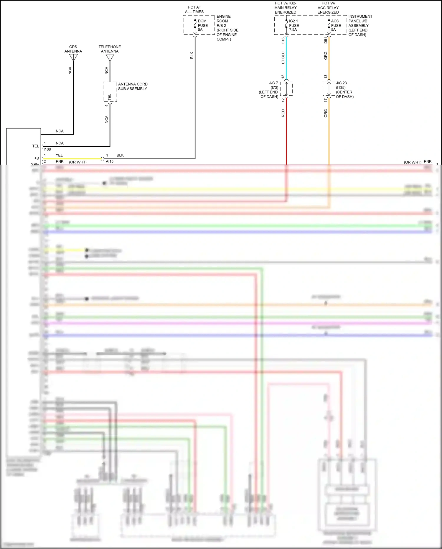 Lexus NX Z10 facelift (2017-2021) red wiring diagram  (40 of 214)