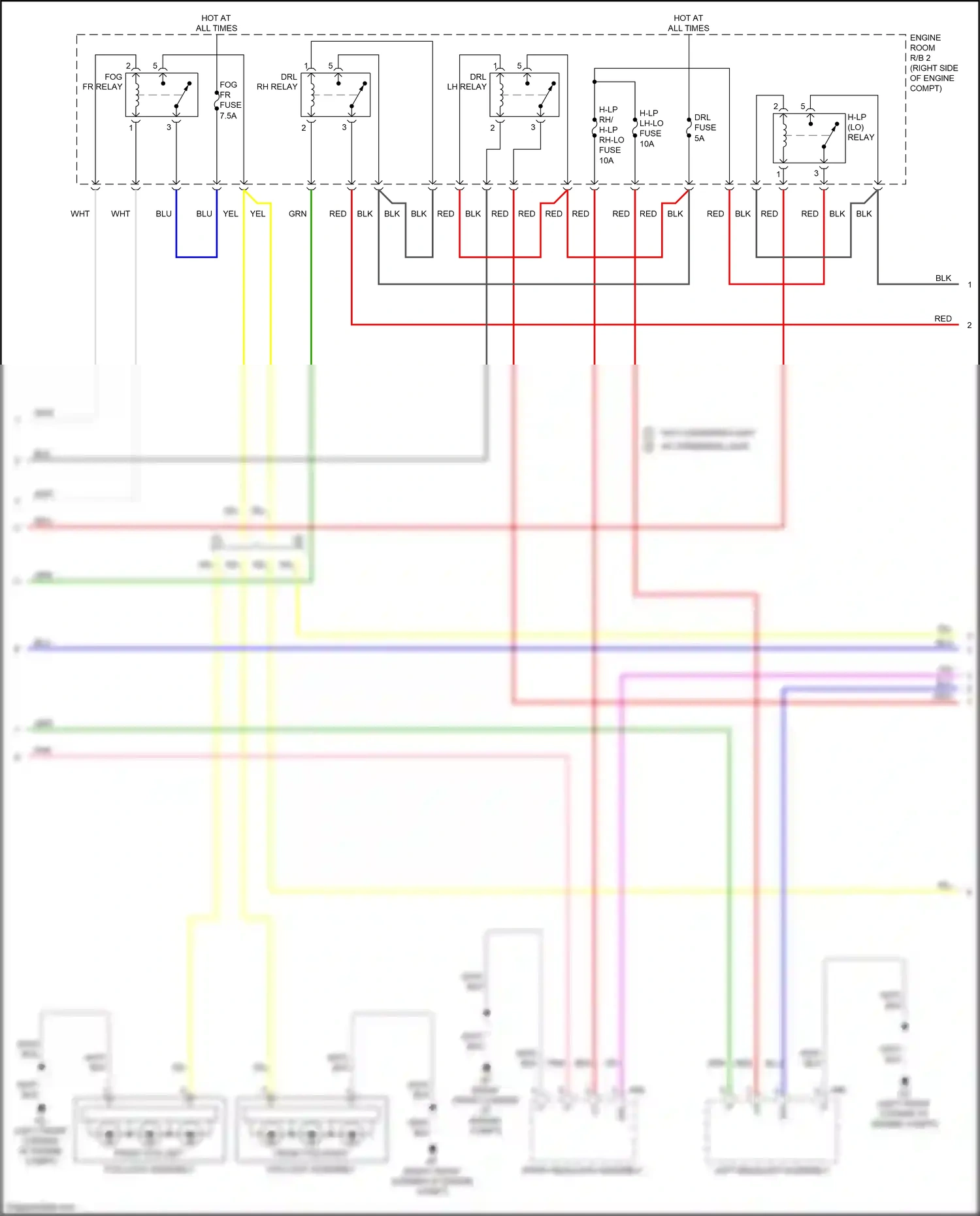 Lexus NX Z10 facelift (2017-2021) red wiring diagram  (87 of 214)