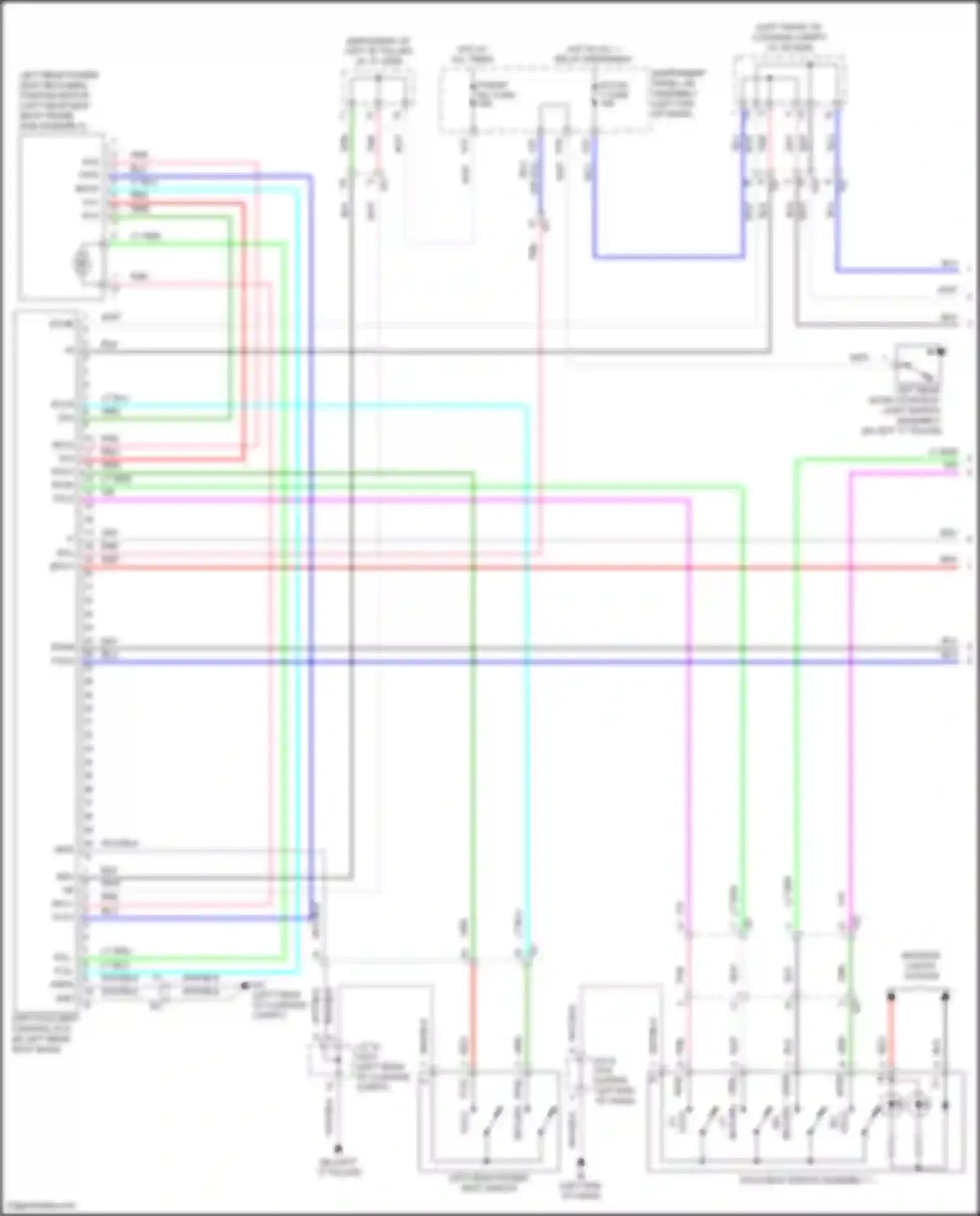 Wiring diagram relay energized for Lexus NX Z10 facelift (2017-2021) (40 of 92)