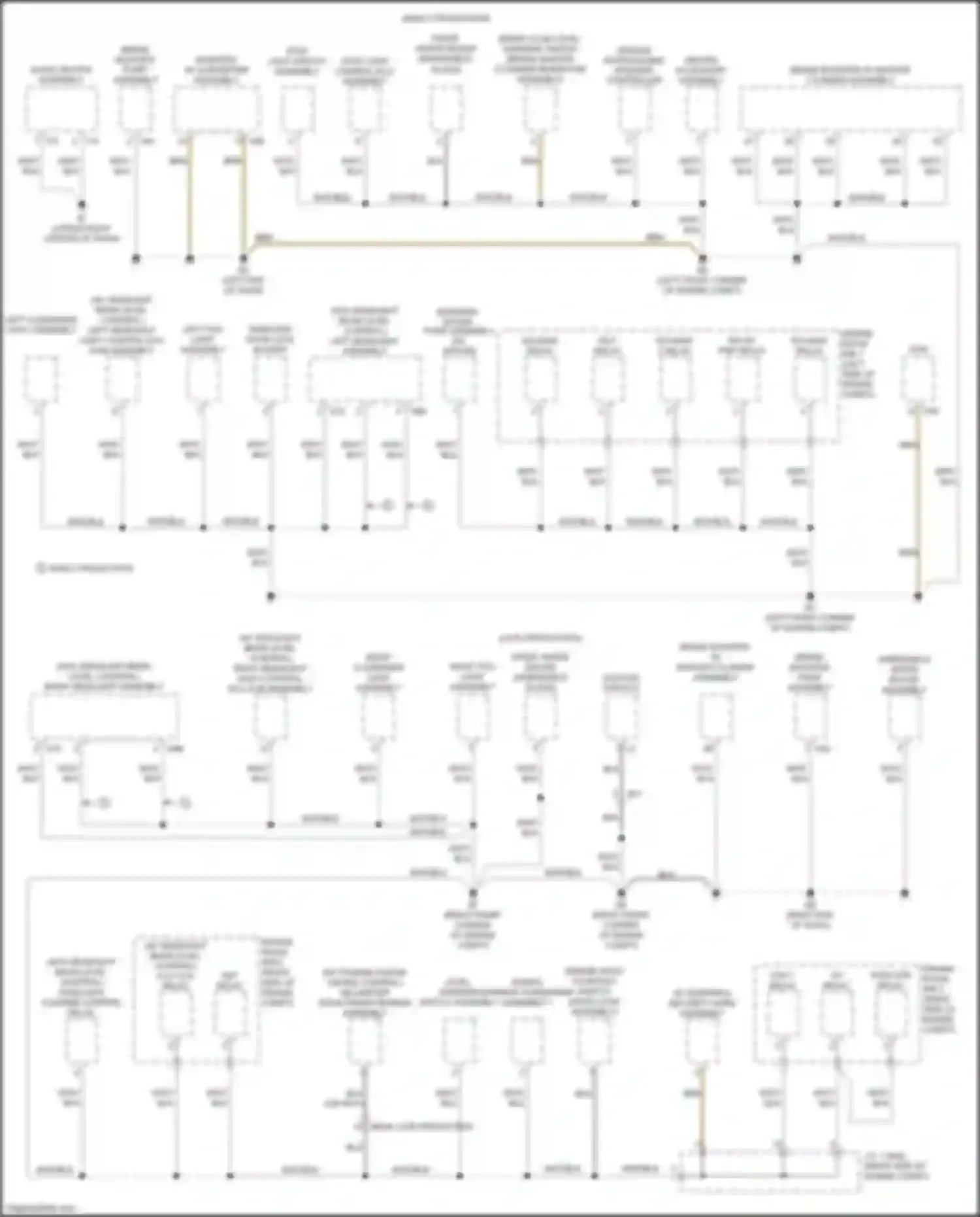 Wiring diagram right clearance light assembly for Lexus NX Z10 facelift (2017-2021) (2 of 3)