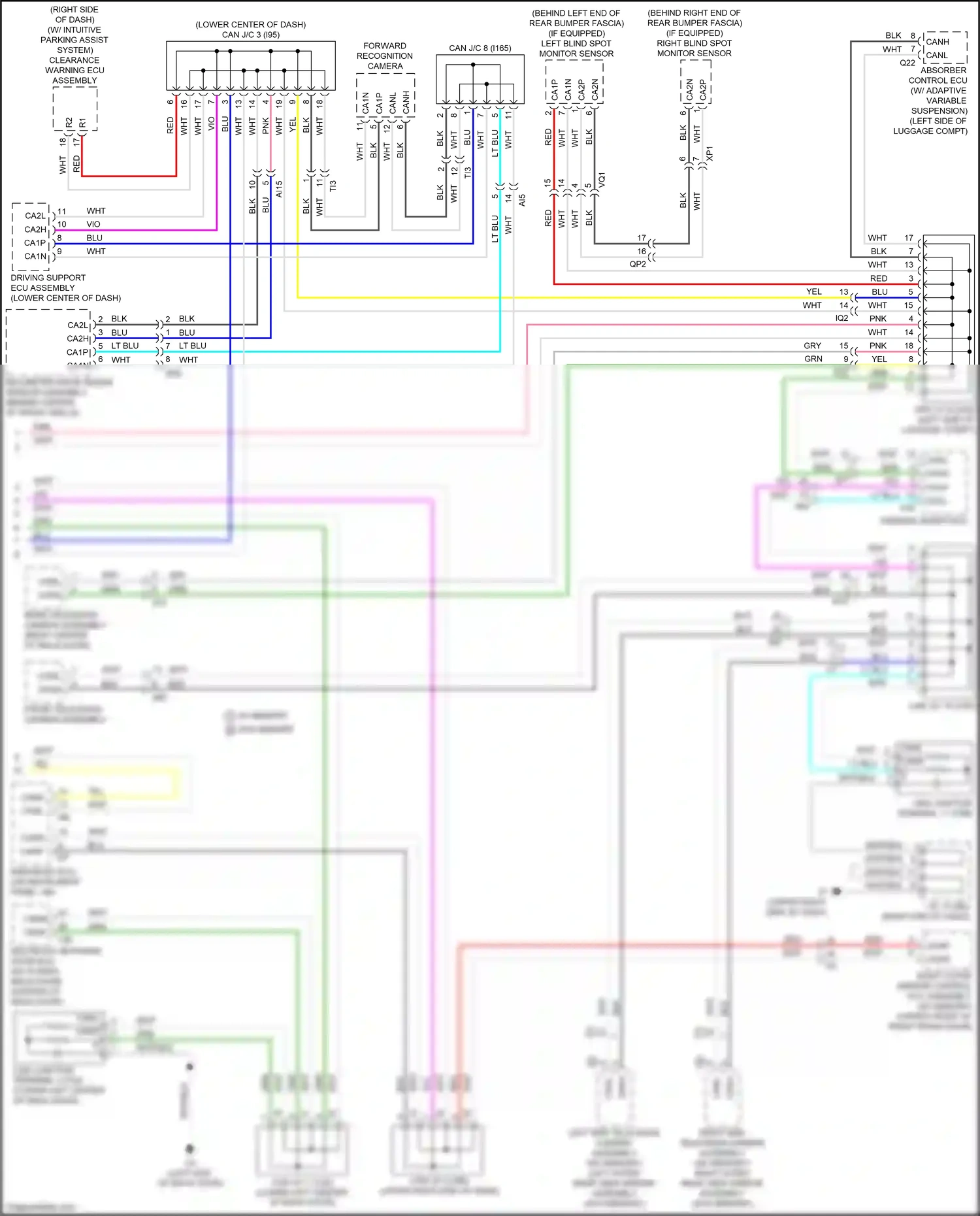 Lexus NX Z10 facelift (2017-2021) right outer mirror control ecu assembly wiring diagram  (5 of 10)