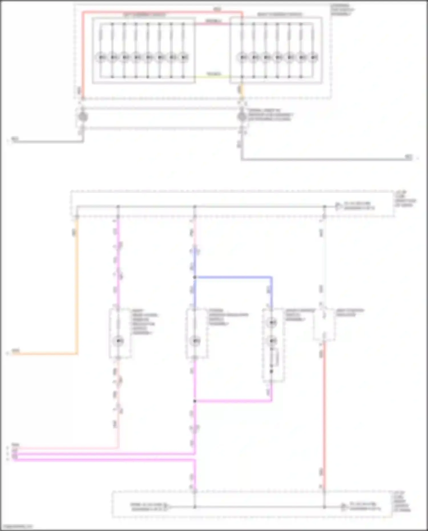 Wiring diagram shift position indicator for Lexus NX Z10 facelift (2017-2021) (2 of 5)