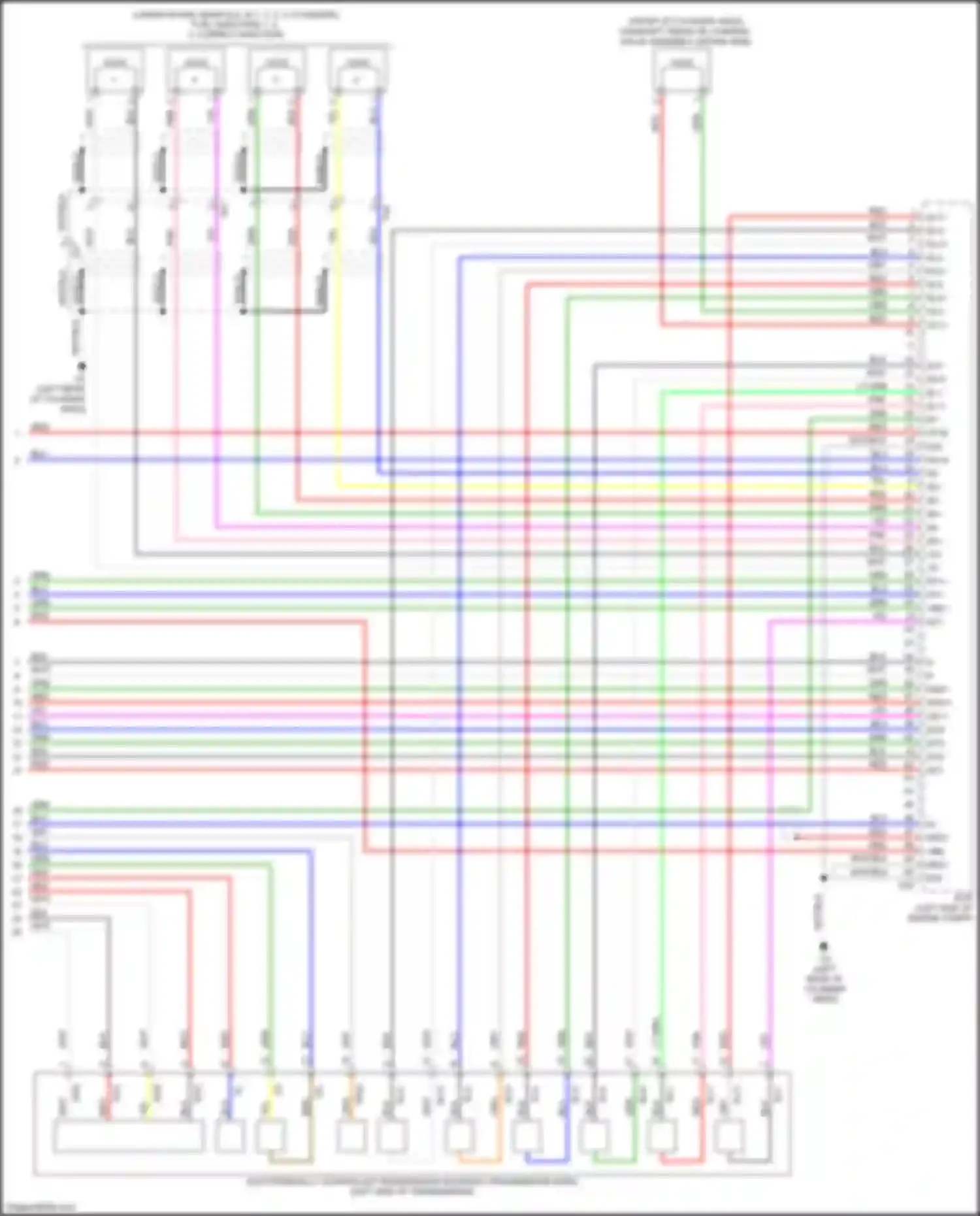 Wiring diagram slt- for Lexus NX Z10 facelift (2017-2021) (2 of 2)