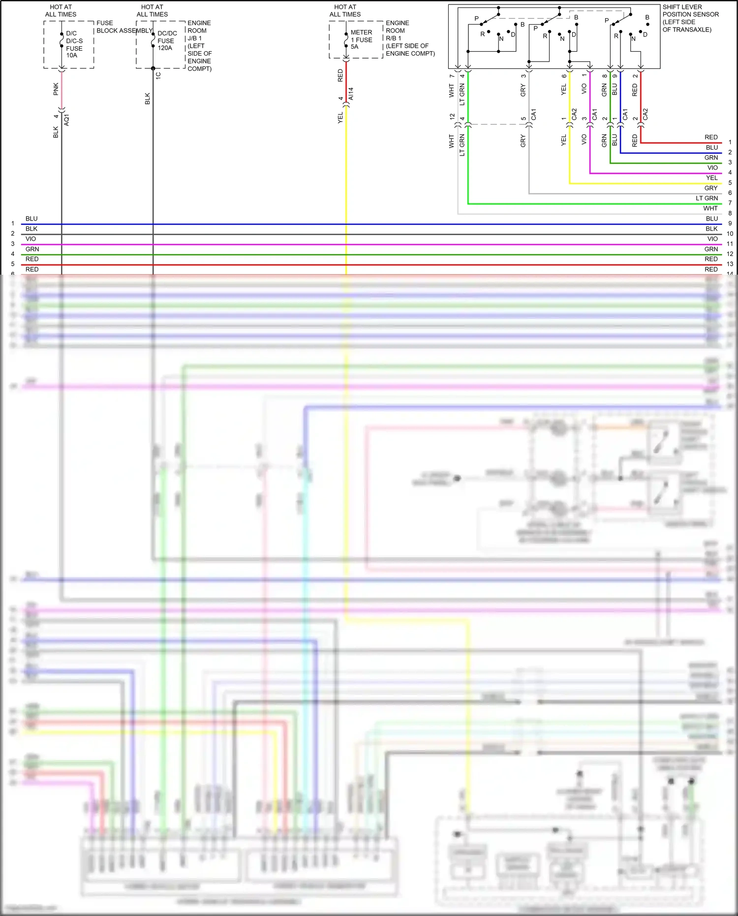 Lexus NX Z10 facelift (2017-2021) spiral cable w/ sensor sub-assembly wiring diagram  (23 of 24)