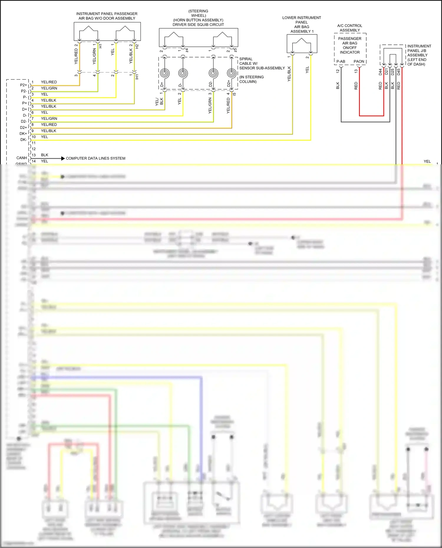 Lexus NX Z10 facelift (2017-2021) sr- wiring diagram  (1 of 2)