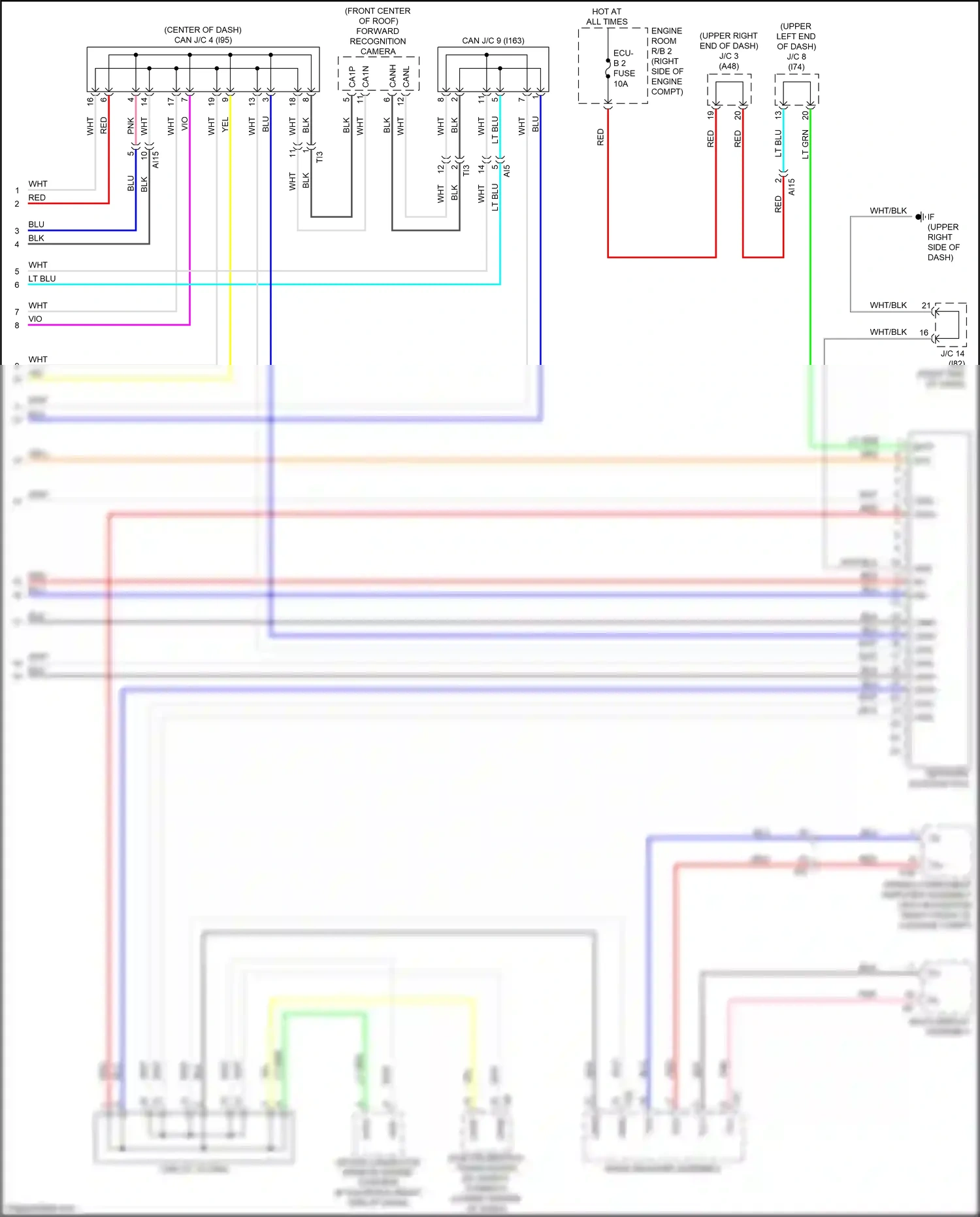Lexus NX Z10 facelift (2017-2021) stereo component amplifier assembly wiring diagram  (11 of 17)
