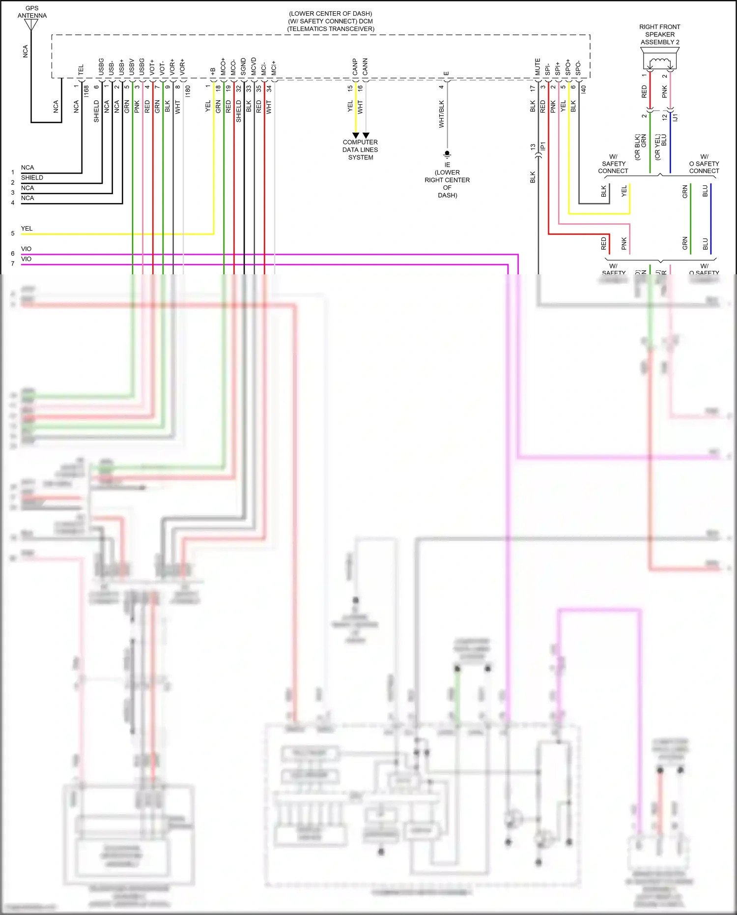 Lexus NX Z10 facelift (2017-2021) vio wiring diagram  (170 of 190)