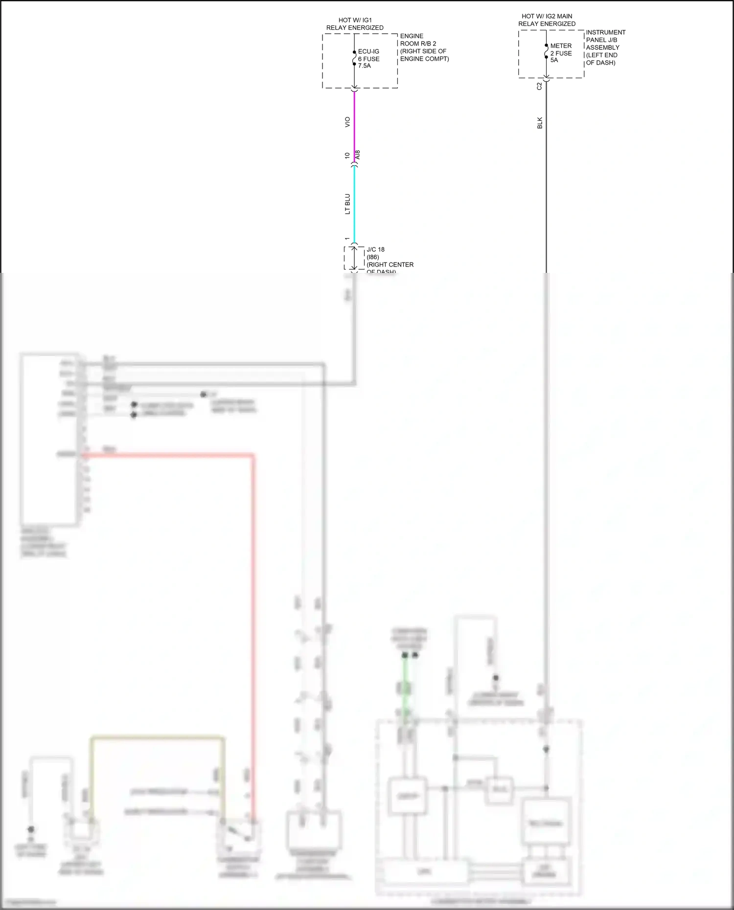 Lexus NX Z10 facelift (2017-2021) vio wiring diagram  (131 of 190)