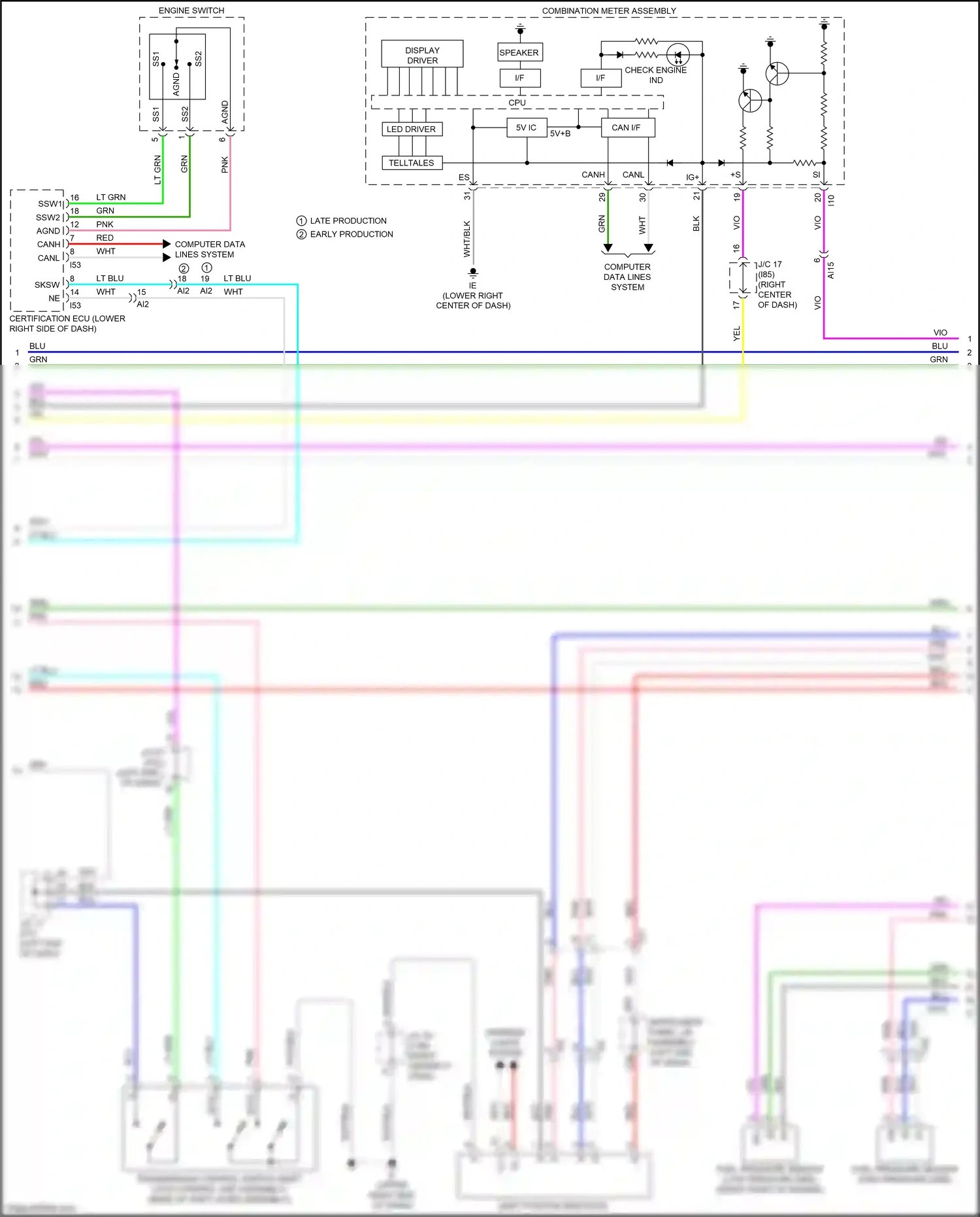 Lexus NX Z10 facelift (2017-2021) vio wiring diagram  (145 of 190)