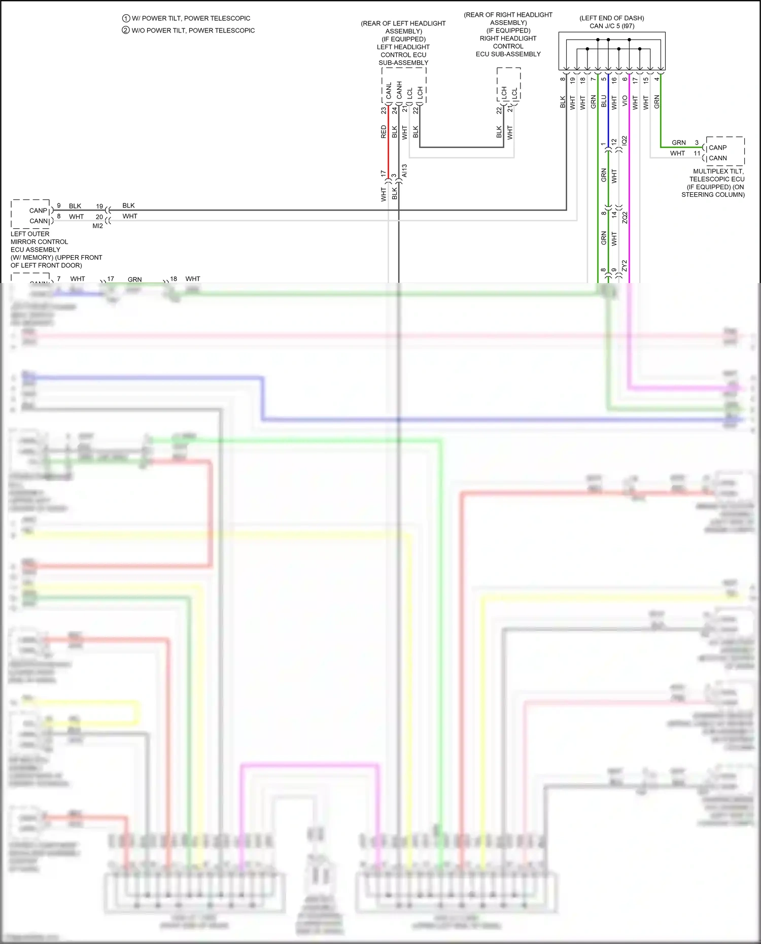 Lexus NX Z10 facelift (2017-2021) vio wiring diagram  (102 of 190)
