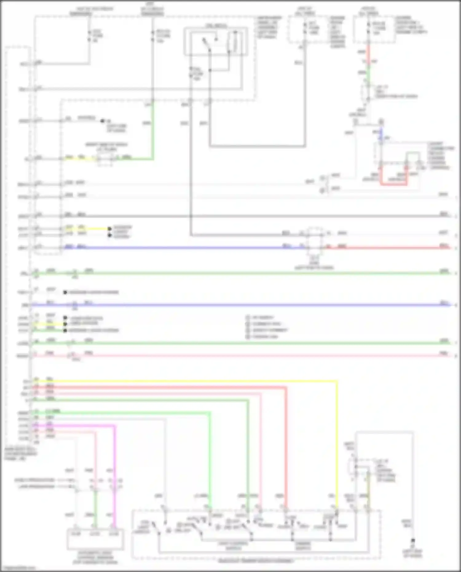 Wiring diagram w/ safety connect w/o safety connect canada usa for Lexus NX Z10 facelift (2017-2021) (1 of 1)