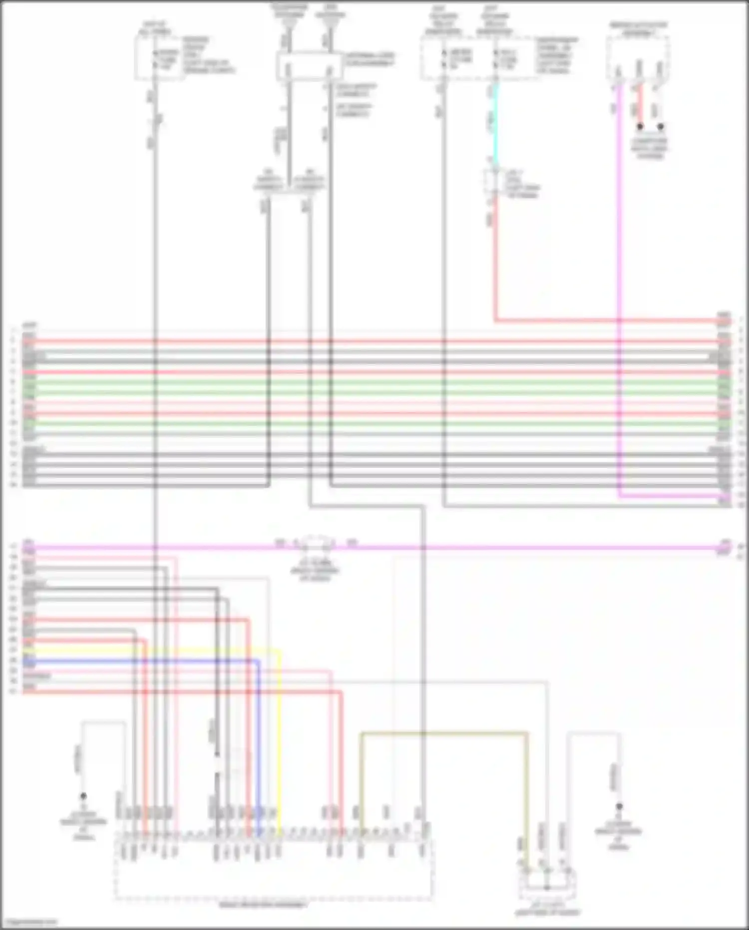 Wiring diagram w/ safety connect for Lexus NX Z10 facelift (2017-2021) (5 of 11)