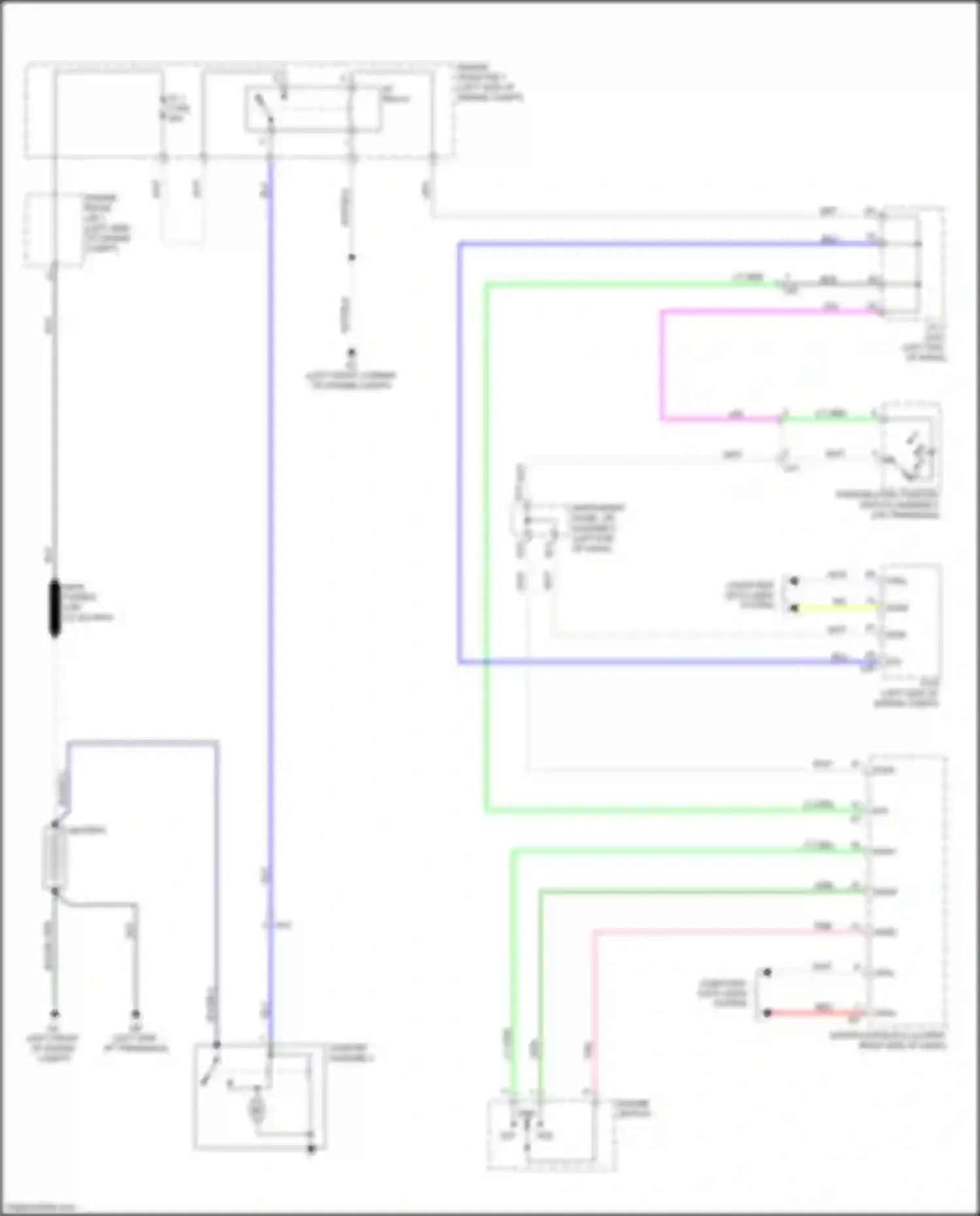 Wiring diagram wht/blk for Lexus NX Z10 facelift (2017-2021) (60 of 211)
